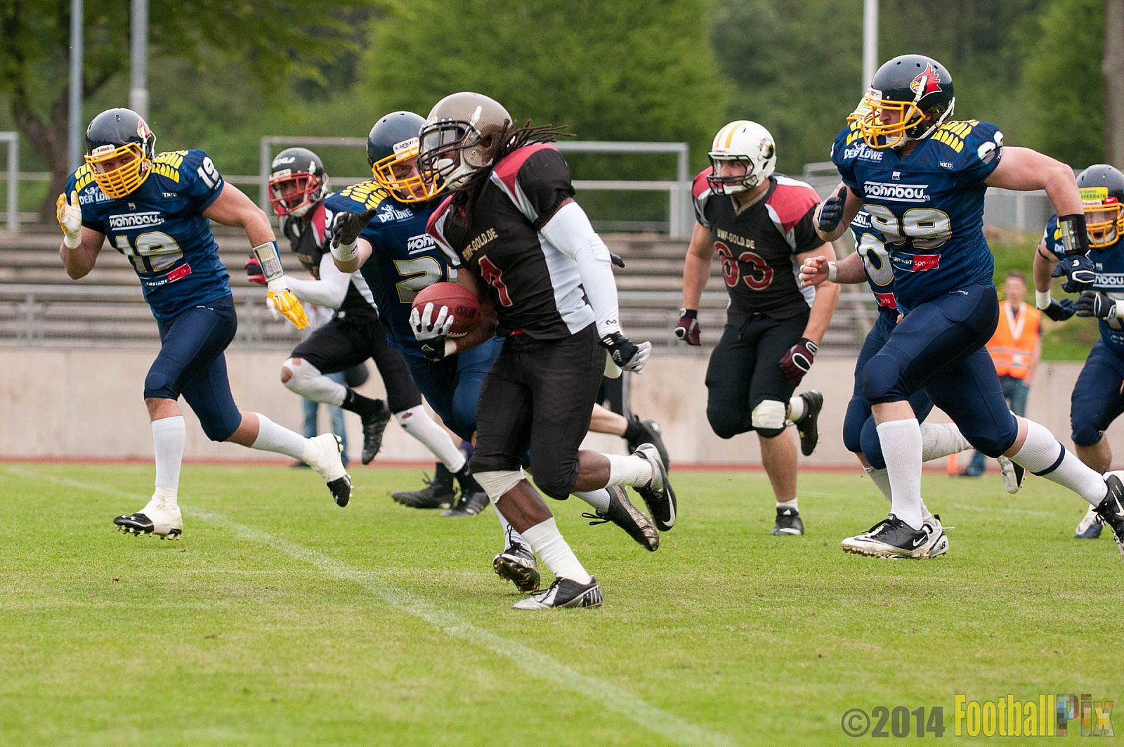 Essen Assindia Cardinals vs. Köln Falcons - 12.04.2014 Essen Assindia Cardinals vs. Köln Falcons (9:61)