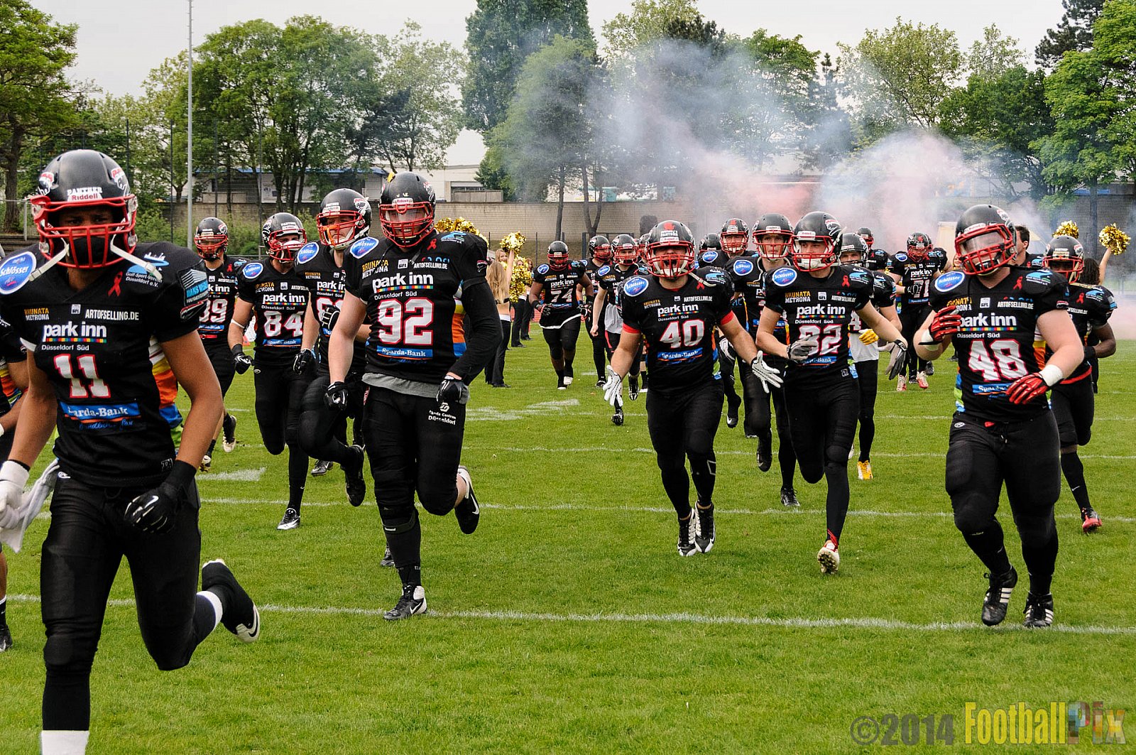 Düsseldorf Panther vs. Köln Falcons - 26.04.2014 GFL Nord: Düsseldorf Panther vs. Köln Falcons (25:27)