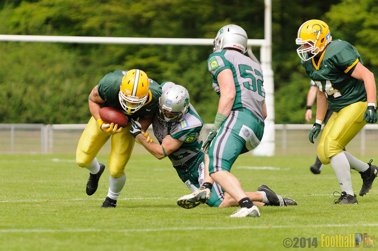Cologne Crocodiles vs. Bielefeld Bulldogs - 26.04.2014 GFL2 Nord: Cologne Crocodiles vs. Bielefeld Bulldogs (27:49)