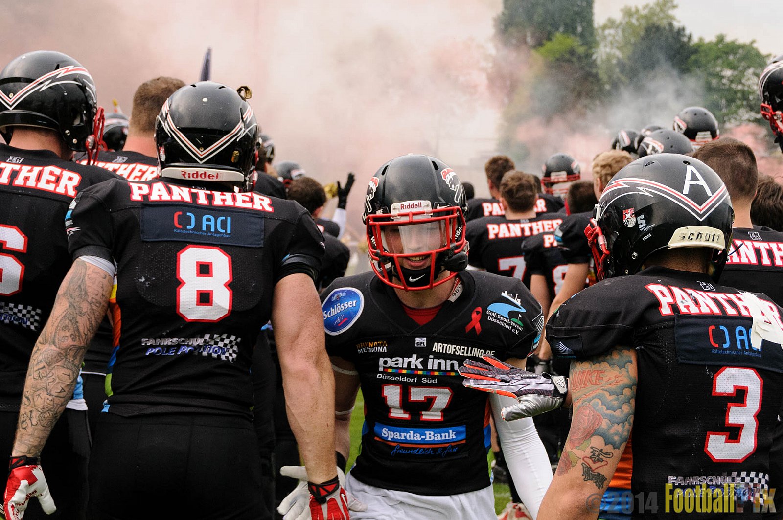 Düsseldorf Panther vs. Köln Falcons - 26.04.2014 GFL Nord: Düsseldorf Panther vs. Köln Falcons (25:27)
