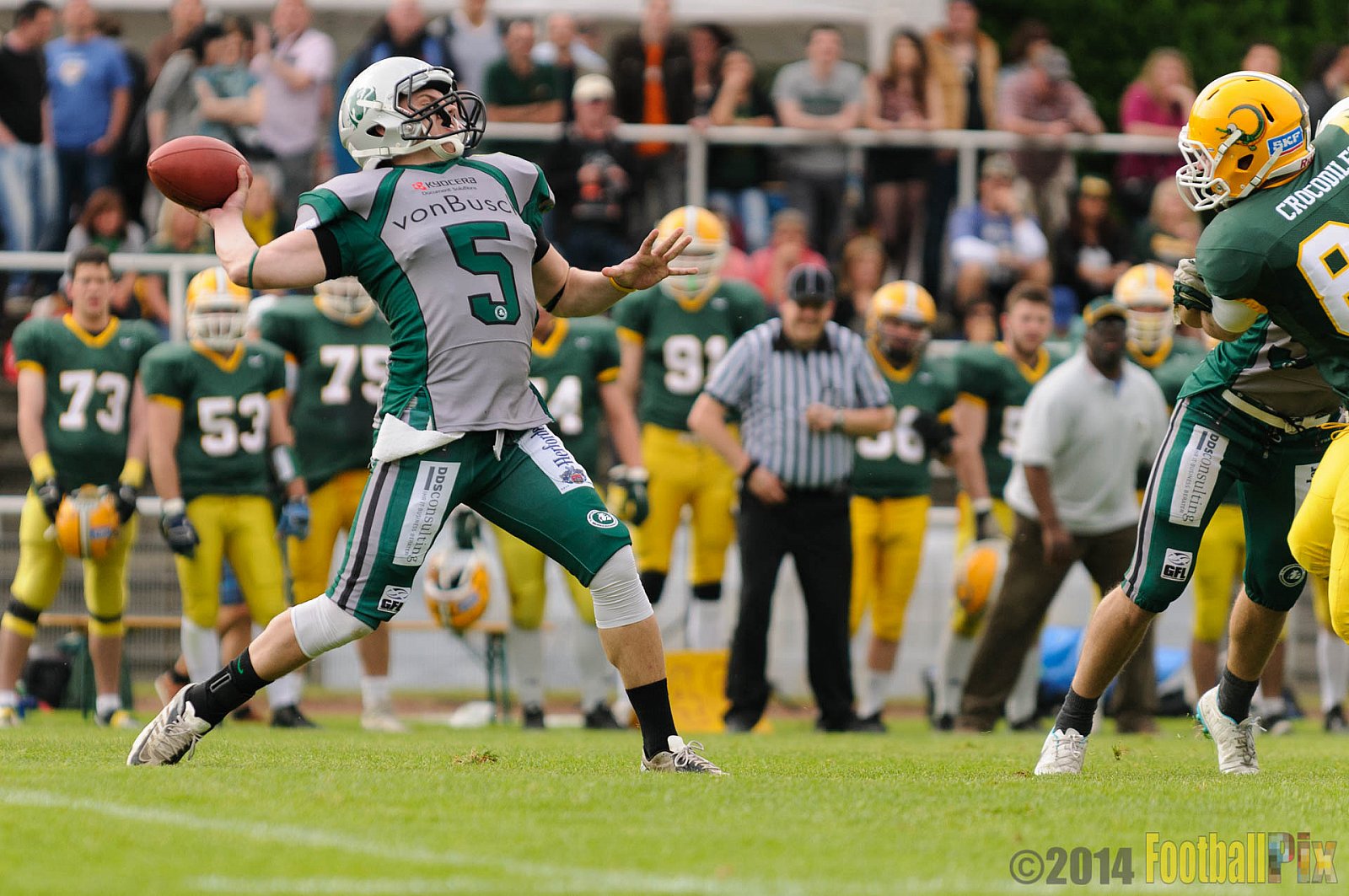 Cologne Crocodiles vs. Bielefeld Bulldogs - 26.04.2014 GFL2 Nord: Cologne Crocodiles vs. Bielefeld Bulldogs (27:49)