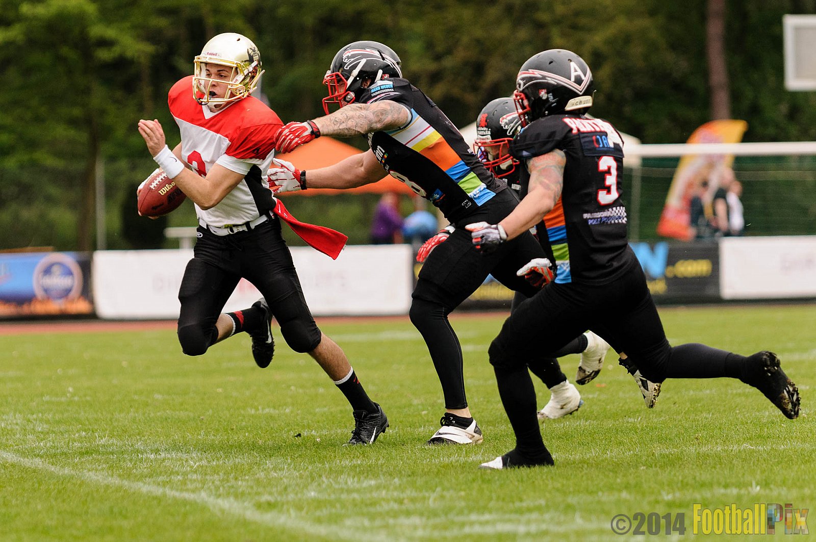 Düsseldorf Panther vs. Köln Falcons - 26.04.2014 GFL Nord: Düsseldorf Panther vs. Köln Falcons (25:27)