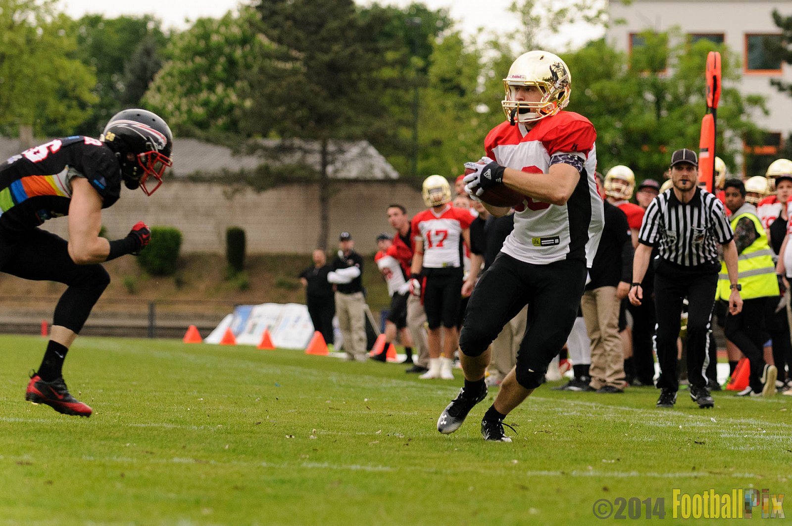 Düsseldorf Panther vs. Köln Falcons - 26.04.2014 GFL Nord: Düsseldorf Panther vs. Köln Falcons (25:27)