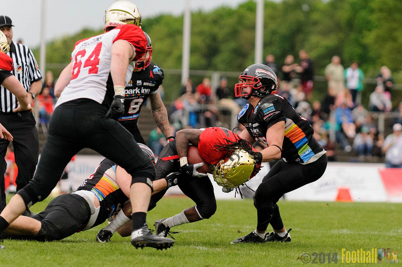 Düsseldorf Panther vs. Köln Falcons - 26.04.2014 GFL Nord: Düsseldorf Panther vs. Köln Falcons (25:27)