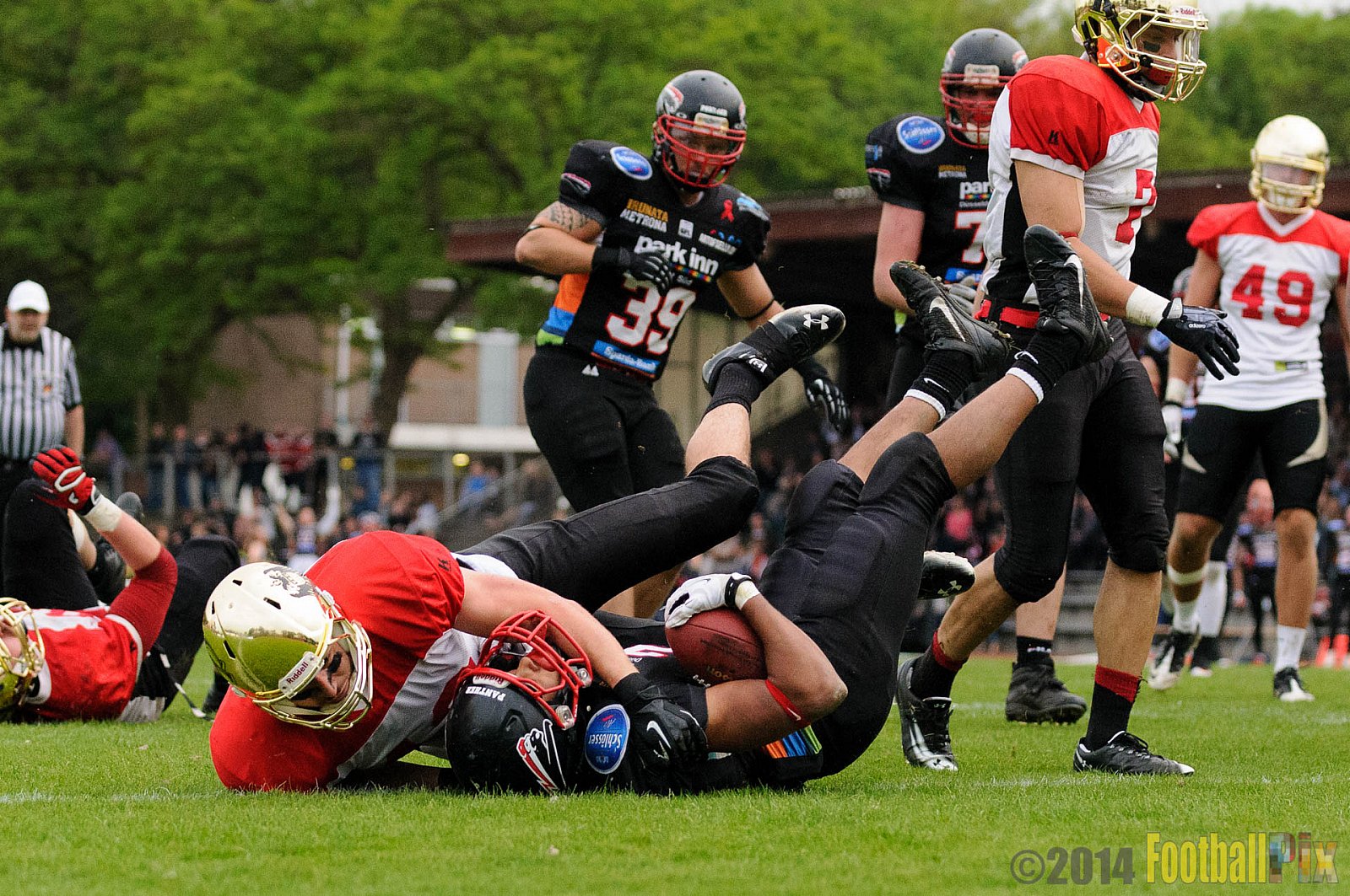 Düsseldorf Panther vs. Köln Falcons - 26.04.2014 GFL Nord: Düsseldorf Panther vs. Köln Falcons (25:27)