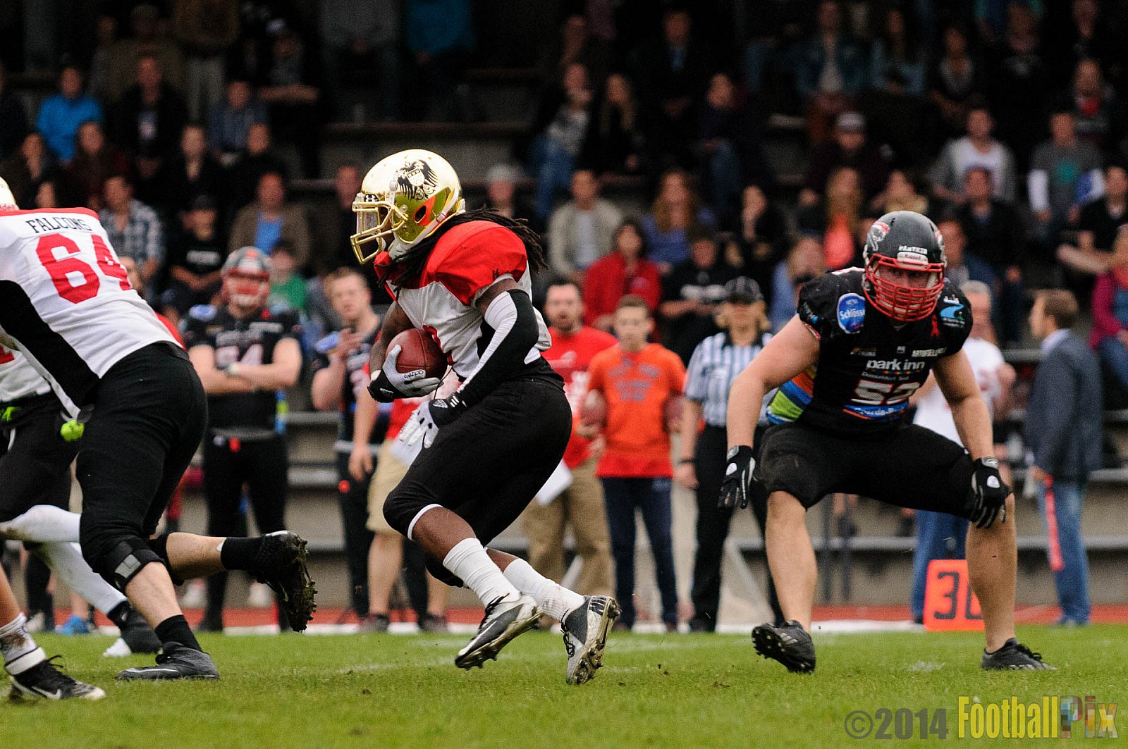 Düsseldorf Panther vs. Köln Falcons - 26.04.2014 GFL Nord: Düsseldorf Panther vs. Köln Falcons (25:27)