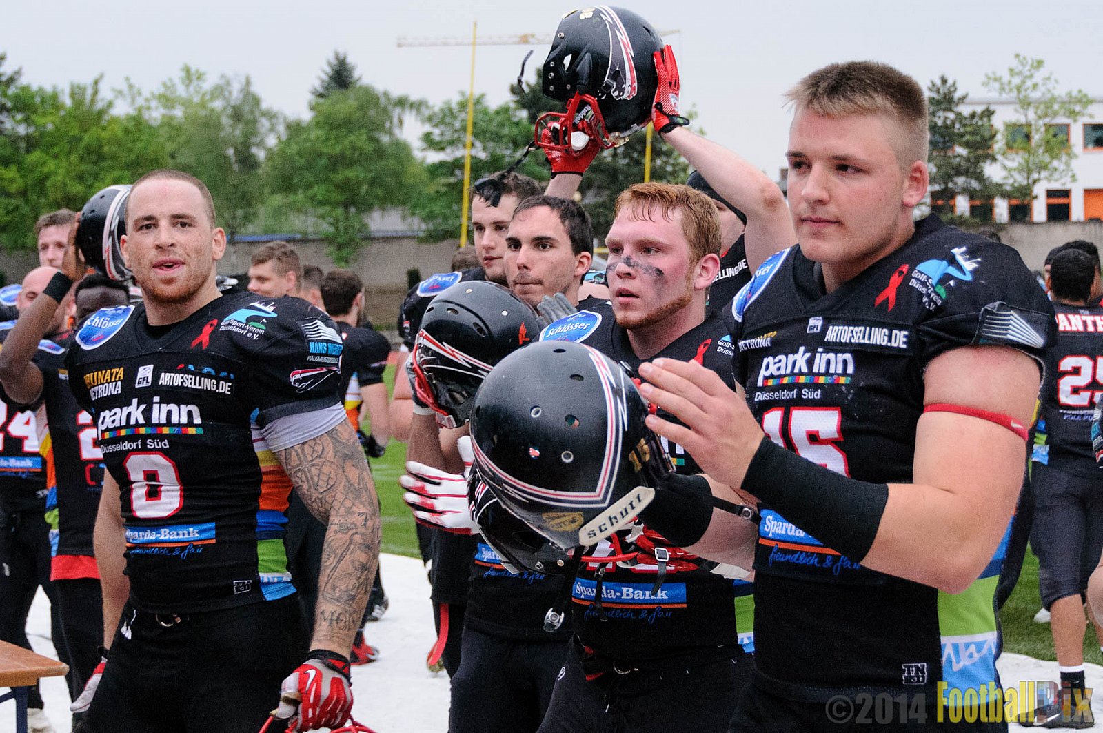 Düsseldorf Panther vs. Köln Falcons - 26.04.2014 GFL Nord: Düsseldorf Panther vs. Köln Falcons (25:27)