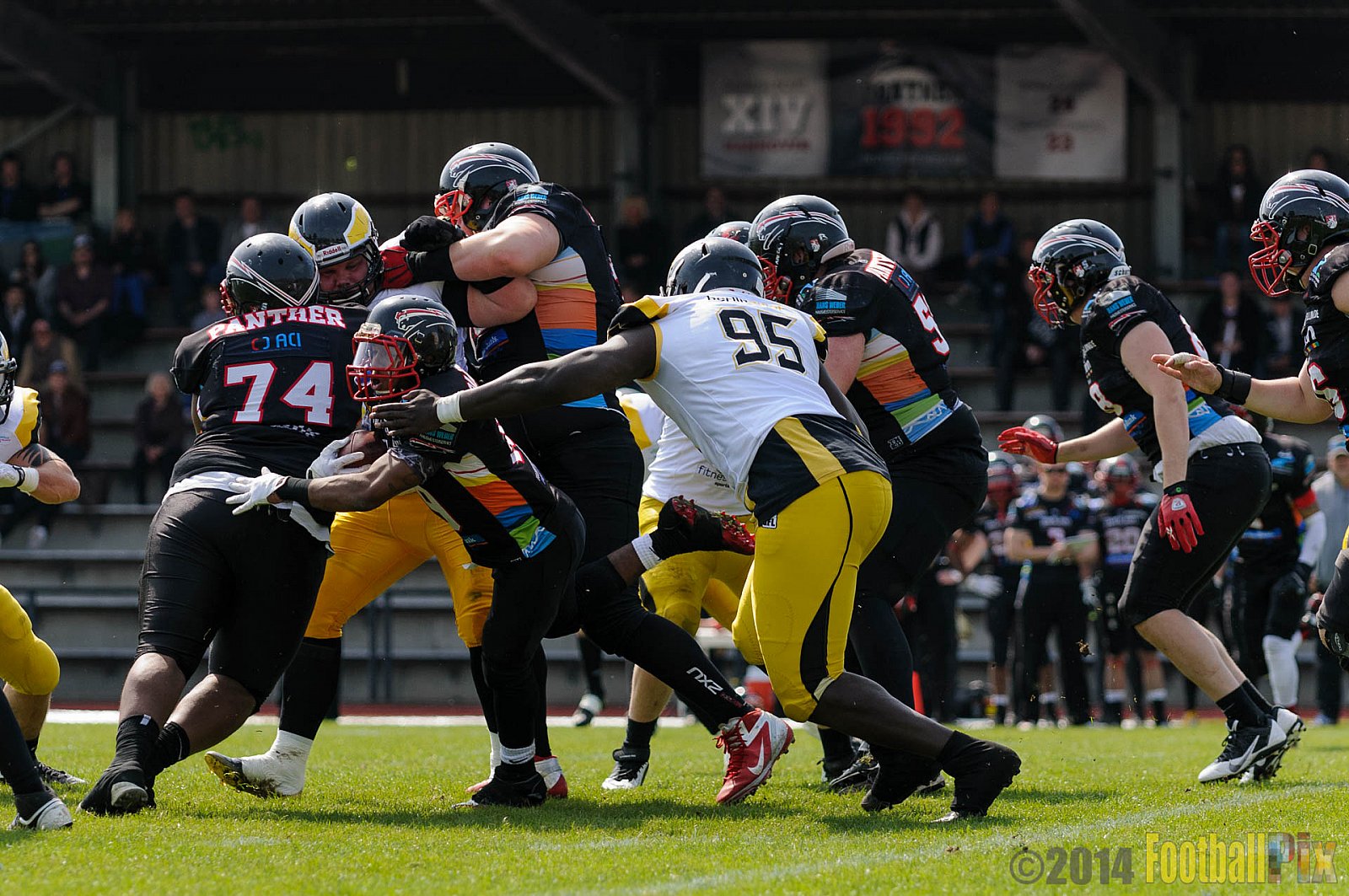 Düsseldorf Panther vs. Berlin Adler - 04.05.2014 GFL Nord: Düsseldorf Panther vs. Berlin Adler (22:42)