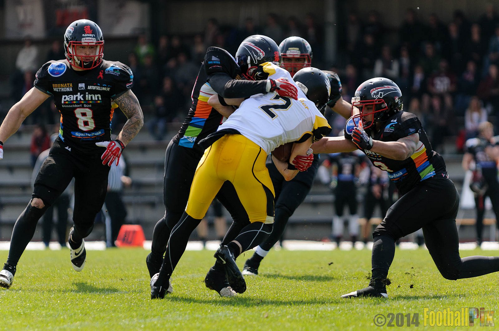 Düsseldorf Panther vs. Berlin Adler - 04.05.2014 GFL Nord: Düsseldorf Panther vs. Berlin Adler (22:42)