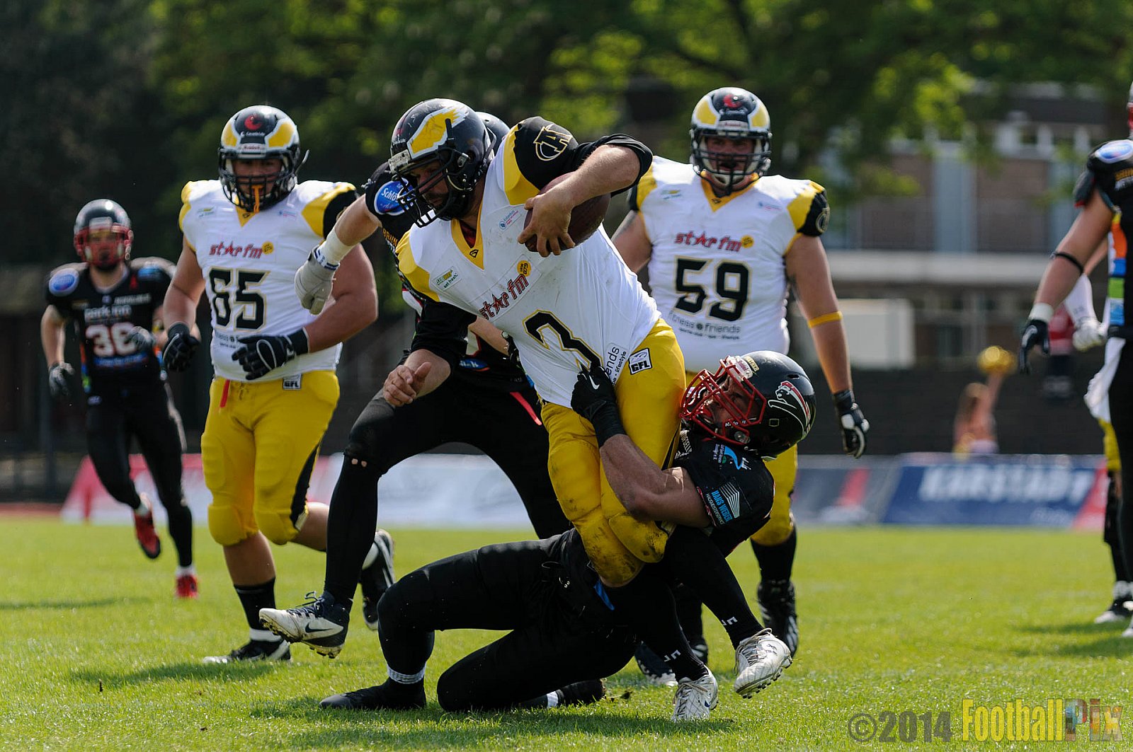 Düsseldorf Panther vs. Berlin Adler - 04.05.2014 GFL Nord: Düsseldorf Panther vs. Berlin Adler (22:42)