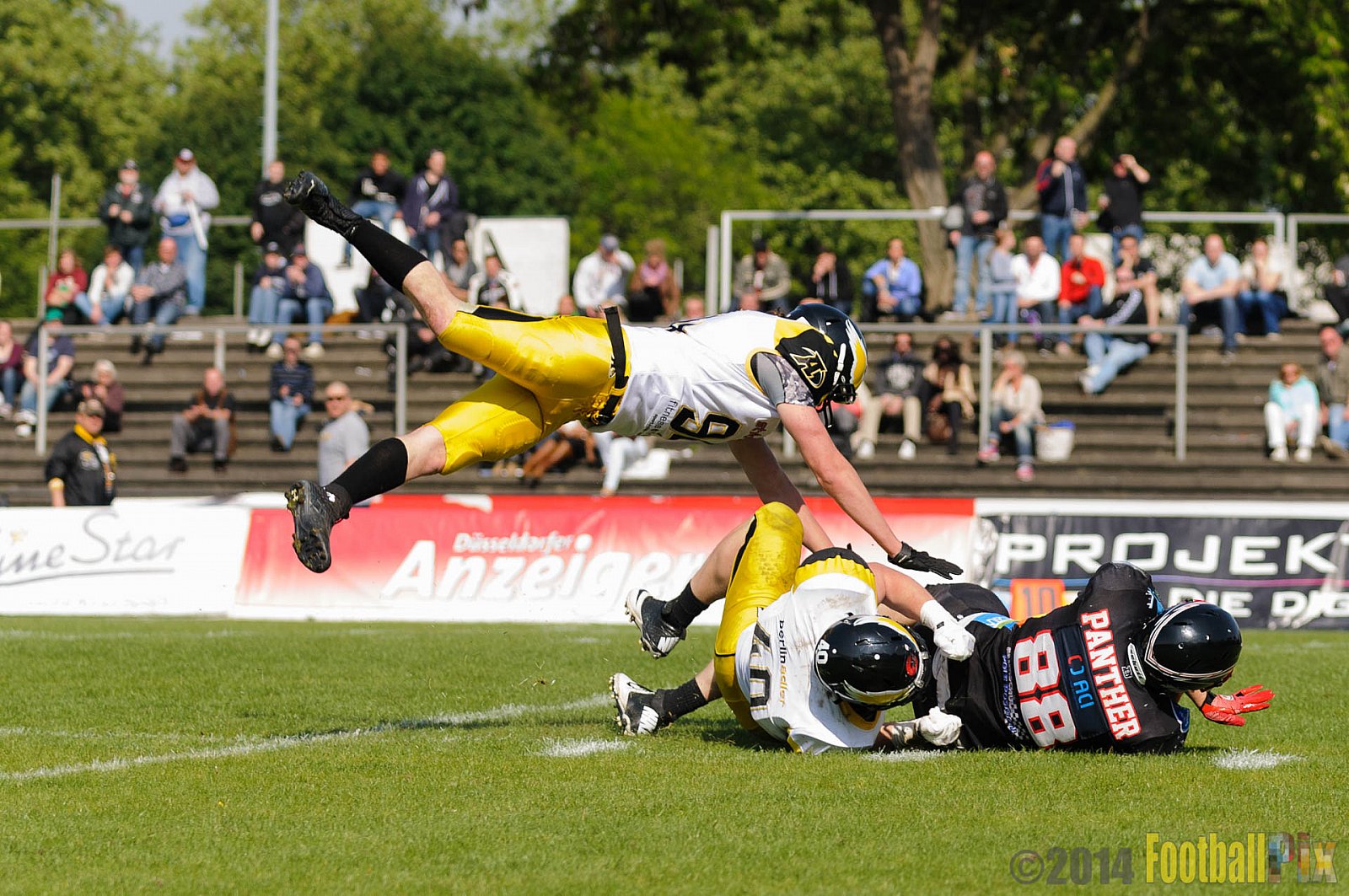 Düsseldorf Panther vs. Berlin Adler - 04.05.2014 GFL Nord: Düsseldorf Panther vs. Berlin Adler (22:42)