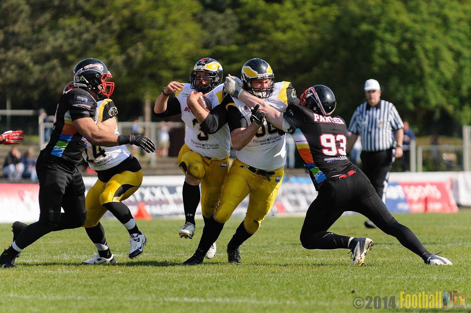 Düsseldorf Panther vs. Berlin Adler - 04.05.2014 GFL Nord: Düsseldorf Panther vs. Berlin Adler (22:42)