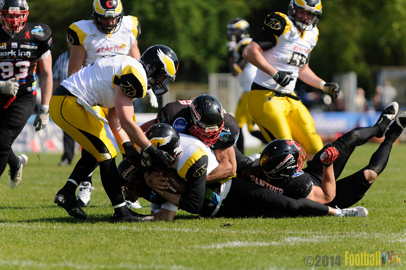 Düsseldorf Panther vs. Berlin Adler - 04.05.2014 GFL Nord: Düsseldorf Panther vs. Berlin Adler (22:42)