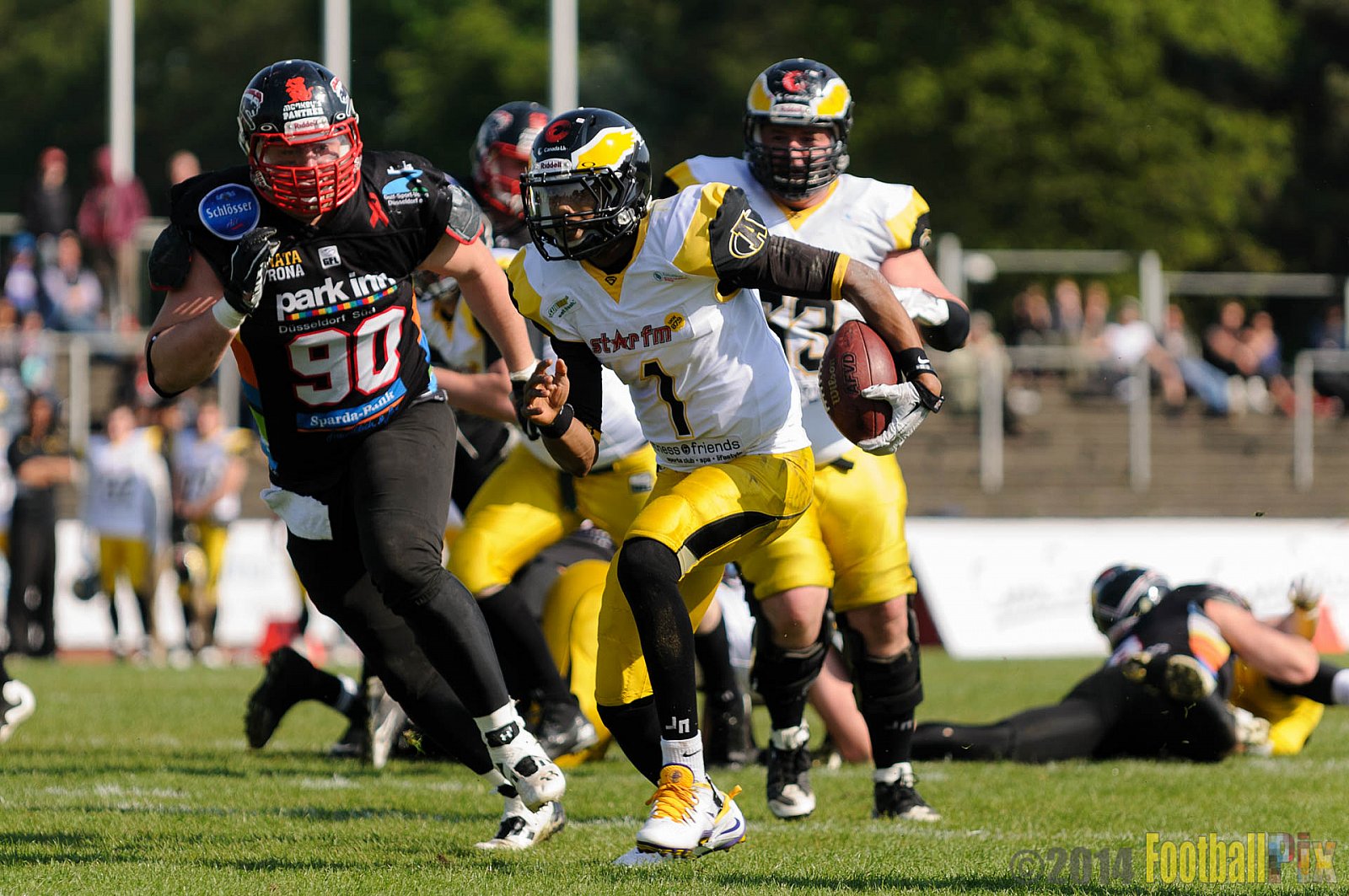 Düsseldorf Panther vs. Berlin Adler - 04.05.2014 GFL Nord: Düsseldorf Panther vs. Berlin Adler (22:42)