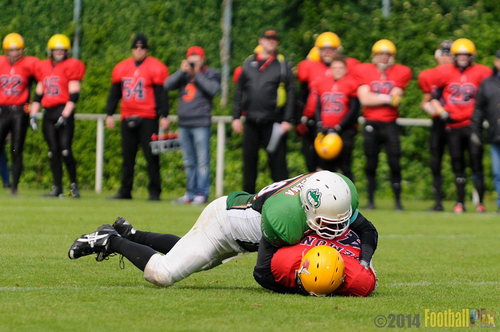  Neuss Frogs vs. Aachen/Düren Demons - 11.05.2014 Neuss Frogs vs. Aachen/Düren Demons (6:14) 