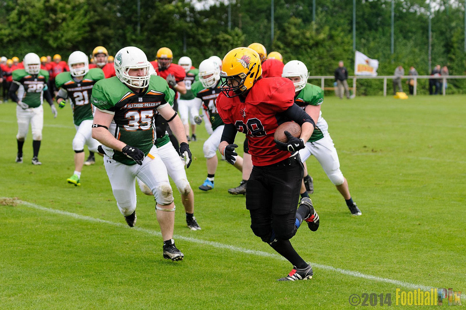  Neuss Frogs vs. Aachen/Düren Demons - 11.05.2014 Neuss Frogs vs. Aachen/Düren Demons (6:14) 