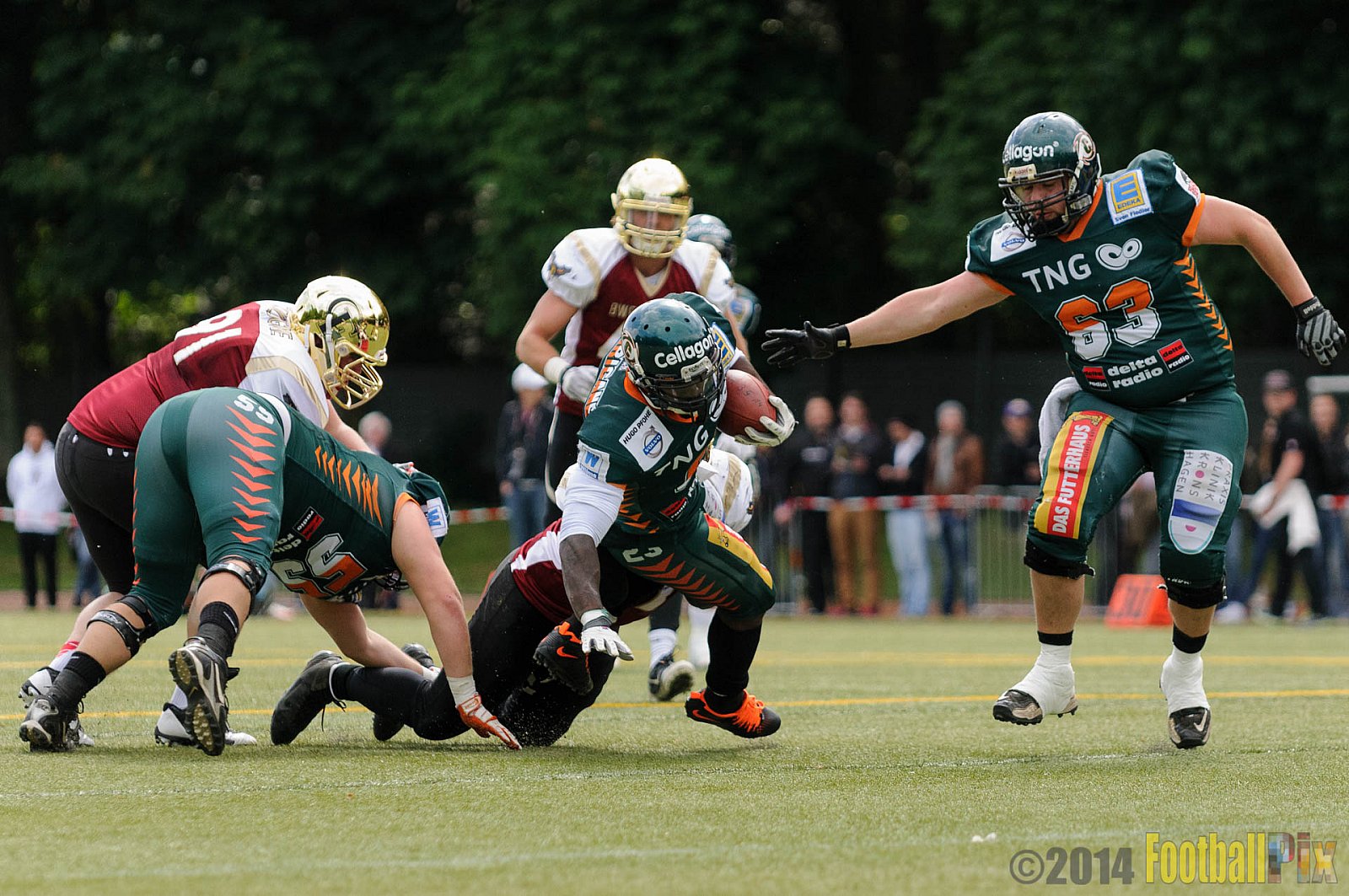 Cologne Falcons vs. Kiel Baltic Hurricanes - 11.05.2014 GFL Nord: Cologne Falcons vs. Kiel Baltic Hurricanes (28:11) 