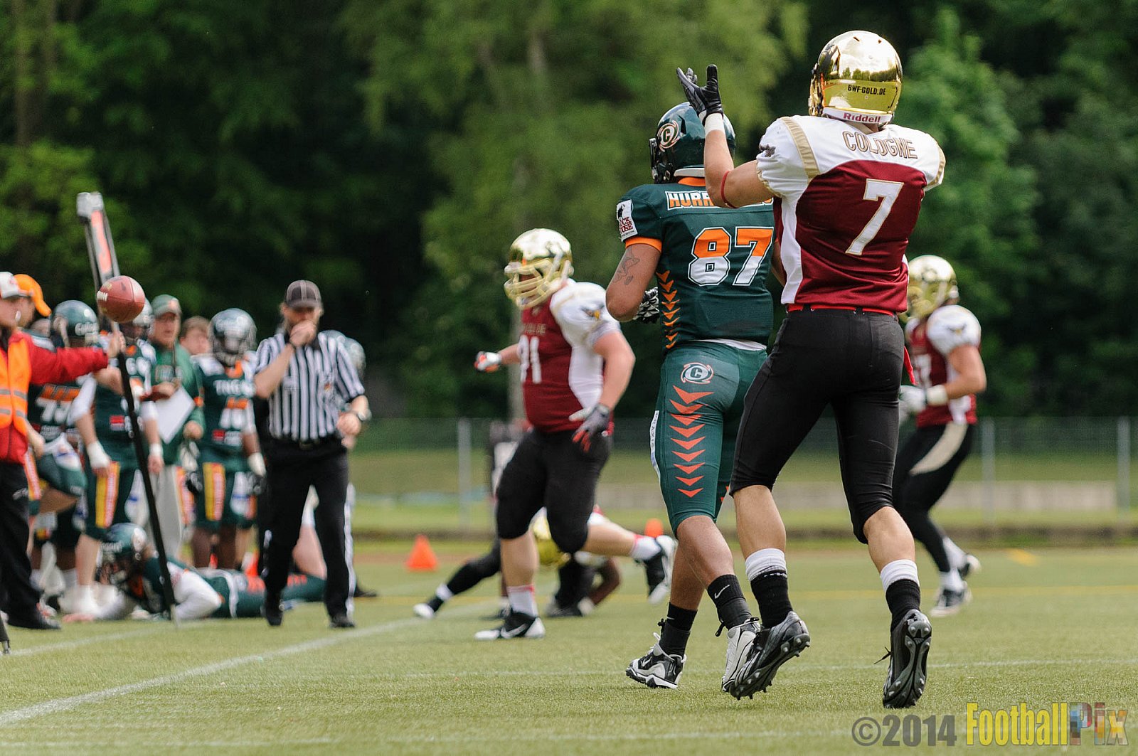 Cologne Falcons vs. Kiel Baltic Hurricanes - 11.05.2014 GFL Nord: Cologne Falcons vs. Kiel Baltic Hurricanes (28:11) 