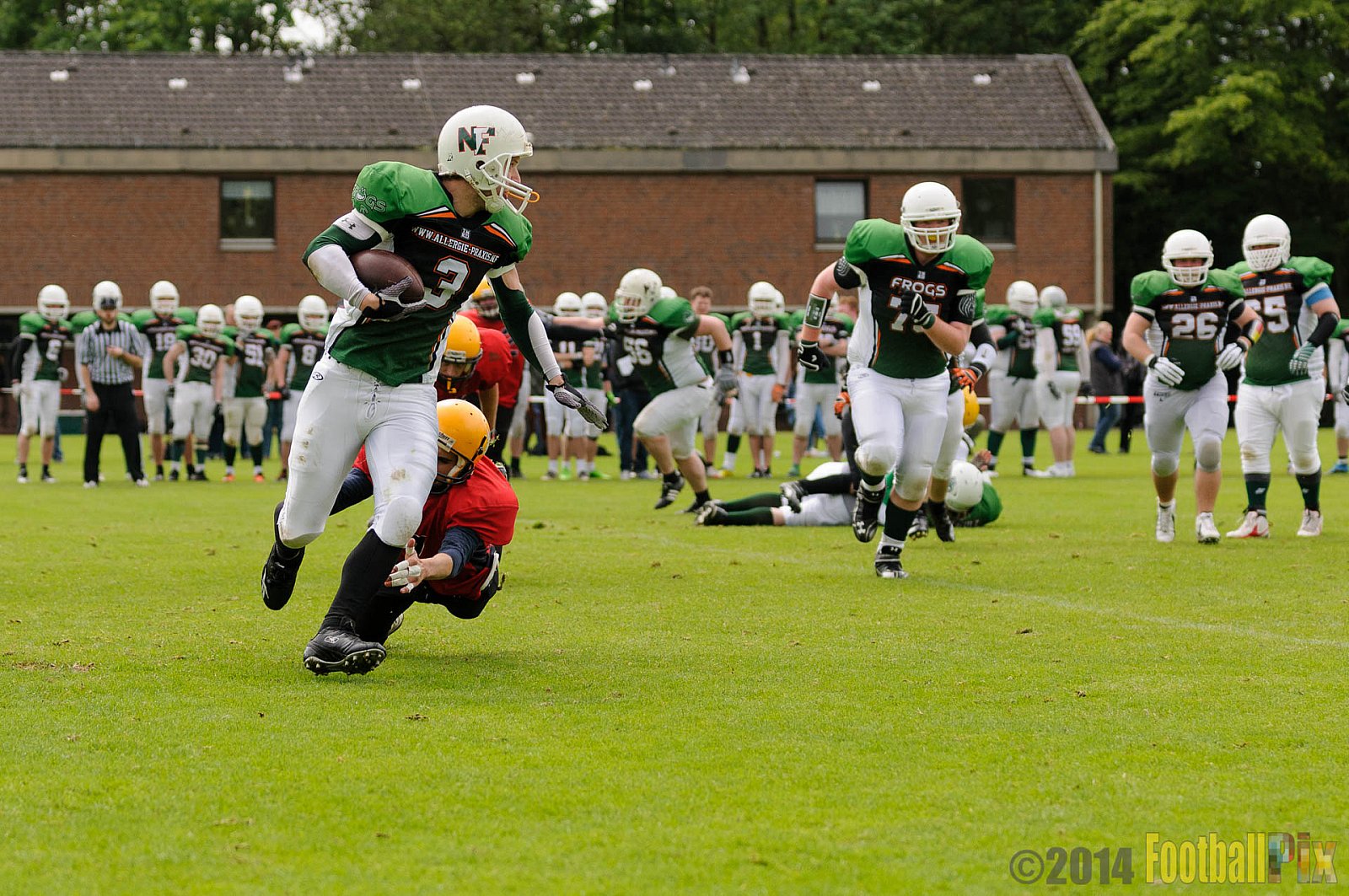  Neuss Frogs vs. Aachen/Düren Demons - 11.05.2014 Neuss Frogs vs. Aachen/Düren Demons (6:14) 