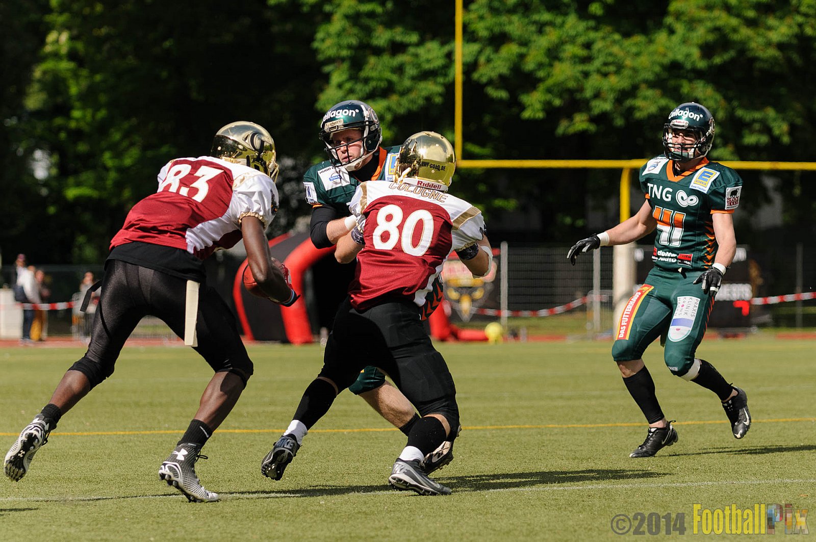 Cologne Falcons vs. Kiel Baltic Hurricanes - 11.05.2014 GFL Nord: Cologne Falcons vs. Kiel Baltic Hurricanes (28:11) 