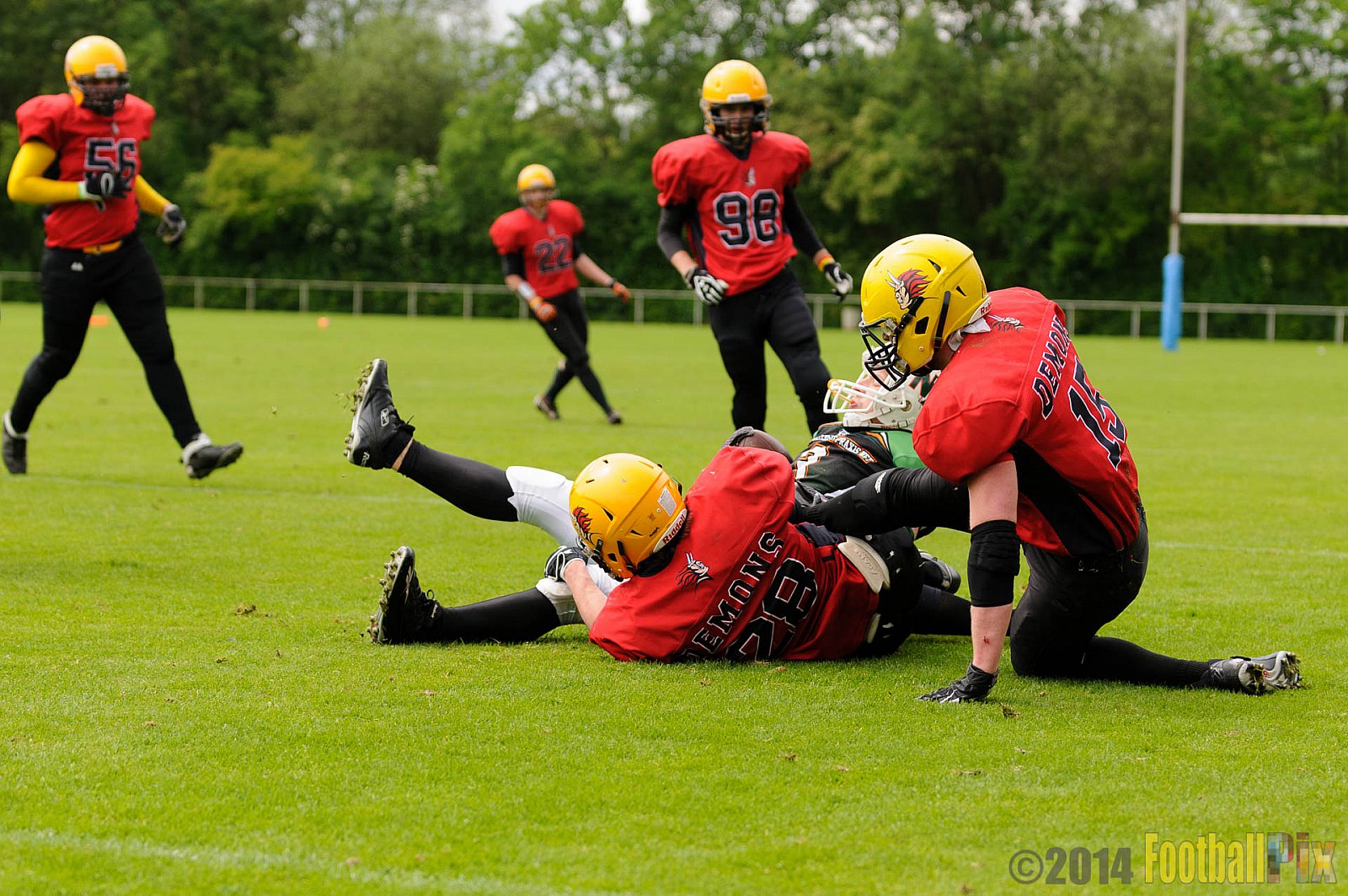  Neuss Frogs vs. Aachen/Düren Demons - 11.05.2014 Neuss Frogs vs. Aachen/Düren Demons (6:14) 