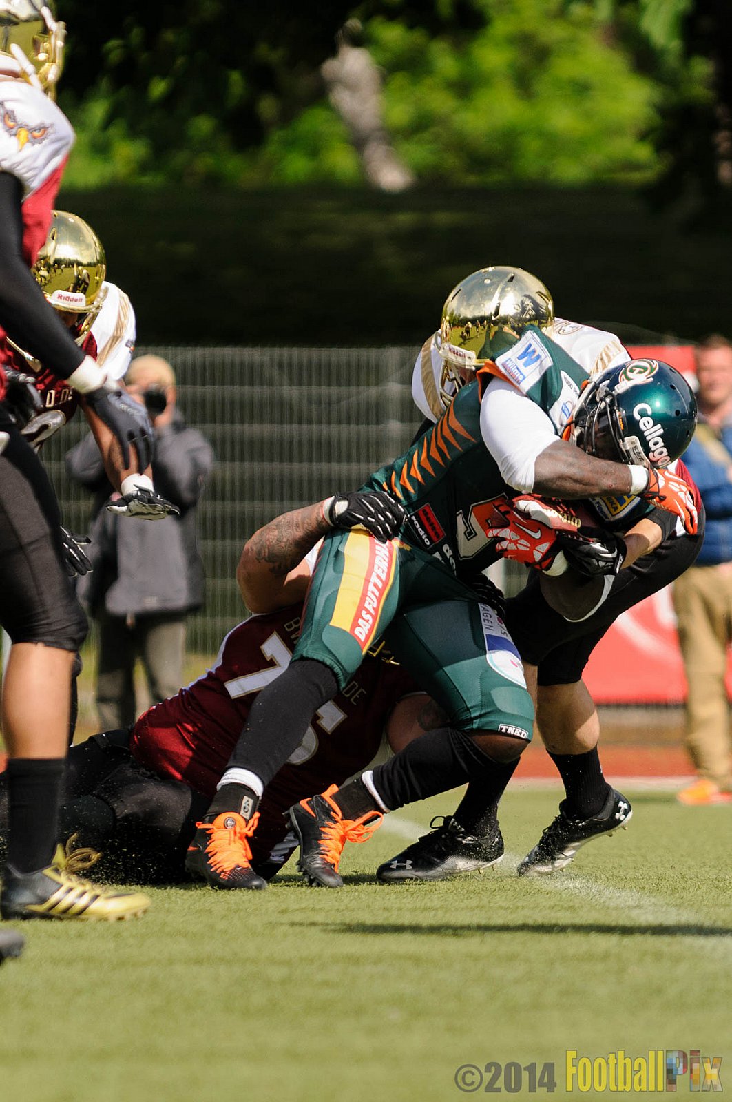 Cologne Falcons vs. Kiel Baltic Hurricanes - 11.05.2014 GFL Nord: Cologne Falcons vs. Kiel Baltic Hurricanes (28:11) 