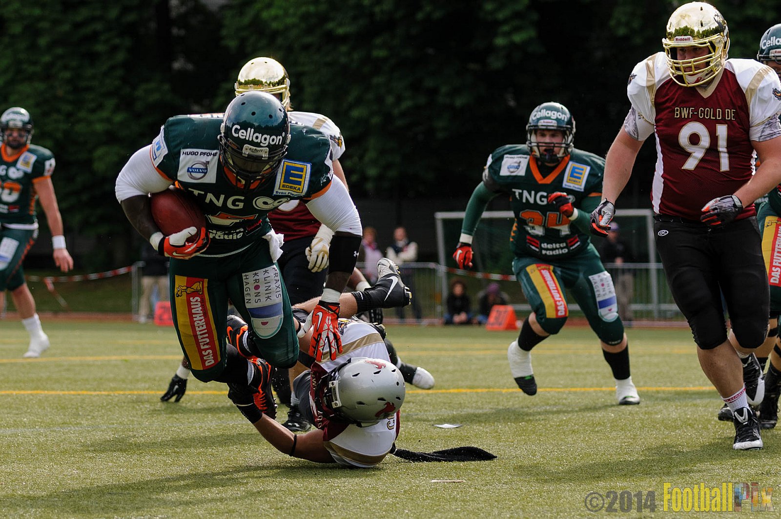 Cologne Falcons vs. Kiel Baltic Hurricanes - 11.05.2014 GFL Nord: Cologne Falcons vs. Kiel Baltic Hurricanes (28:11) 