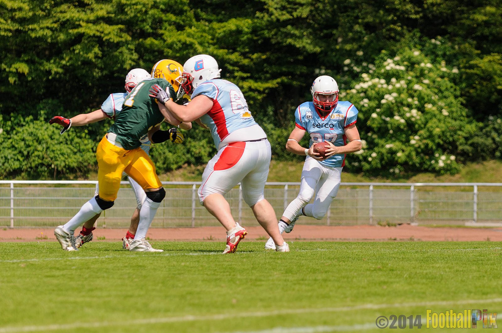 Cologne Crocodiles vs. Bonn Gamecocks - 18.05.2014 GFL2 Nord: Cologne Crocodiles vs. Bonn Gamecocks (21:14) 