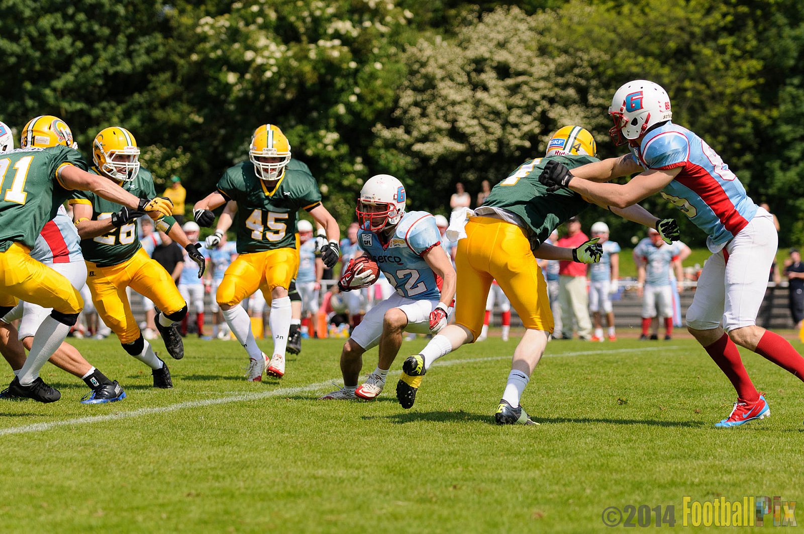 Cologne Crocodiles vs. Bonn Gamecocks - 18.05.2014 GFL2 Nord: Cologne Crocodiles vs. Bonn Gamecocks (21:14) 