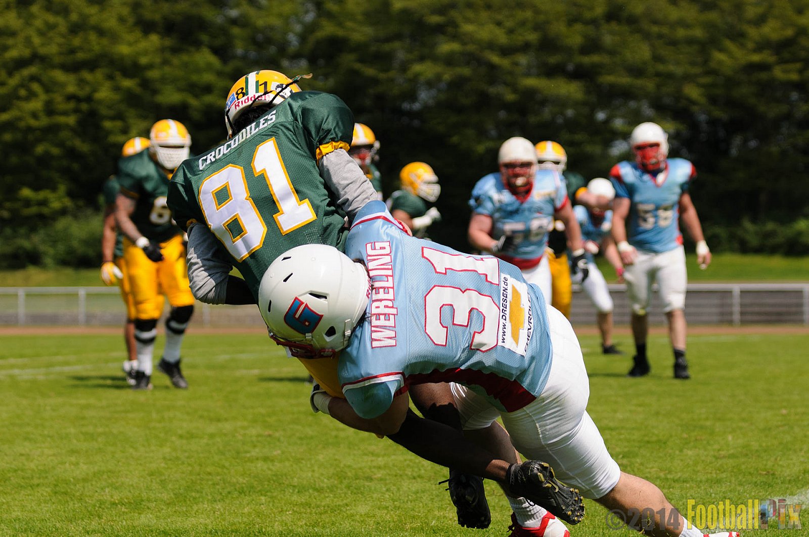 Cologne Crocodiles vs. Bonn Gamecocks - 18.05.2014 GFL2 Nord: Cologne Crocodiles vs. Bonn Gamecocks (21:14) 