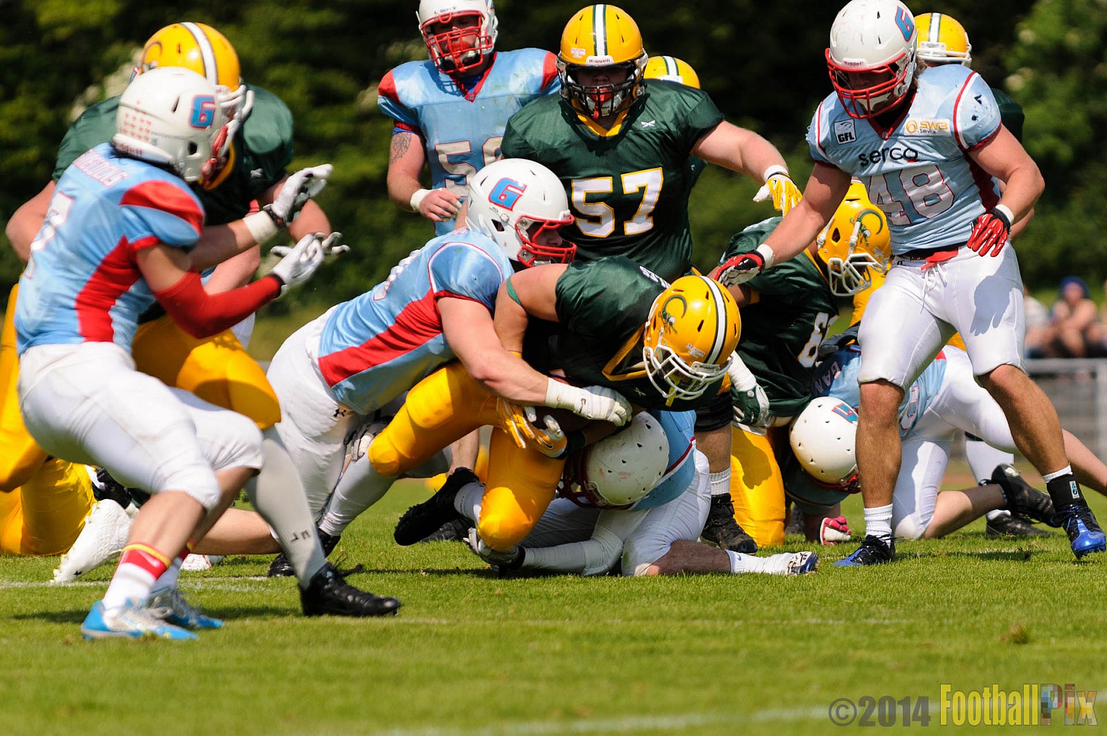 Cologne Crocodiles vs. Bonn Gamecocks - 18.05.2014 GFL2 Nord: Cologne Crocodiles vs. Bonn Gamecocks (21:14) 