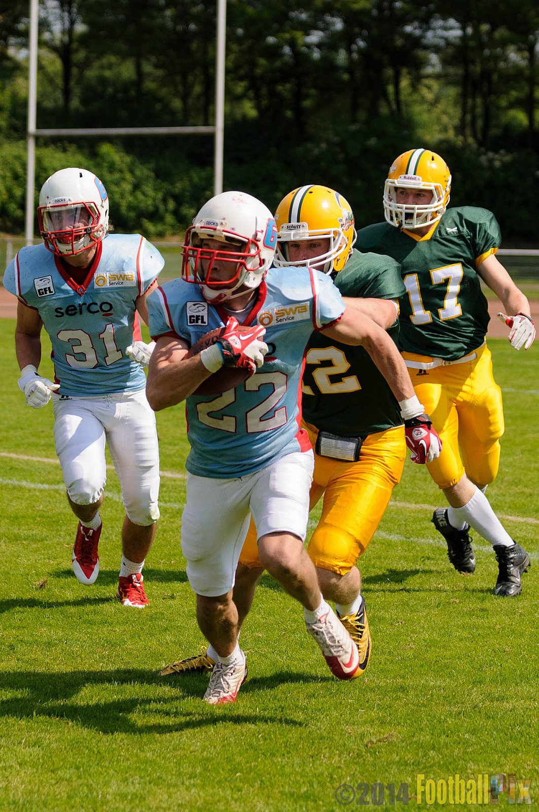 Cologne Crocodiles vs. Bonn Gamecocks - 18.05.2014 GFL2 Nord: Cologne Crocodiles vs. Bonn Gamecocks (21:14) 