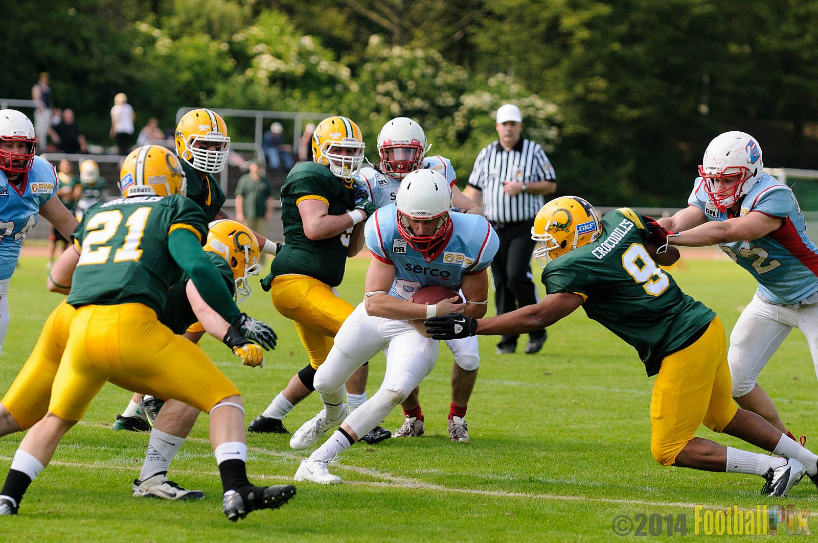 Cologne Crocodiles vs. Bonn Gamecocks - 18.05.2014 GFL2 Nord: Cologne Crocodiles vs. Bonn Gamecocks (21:14) 