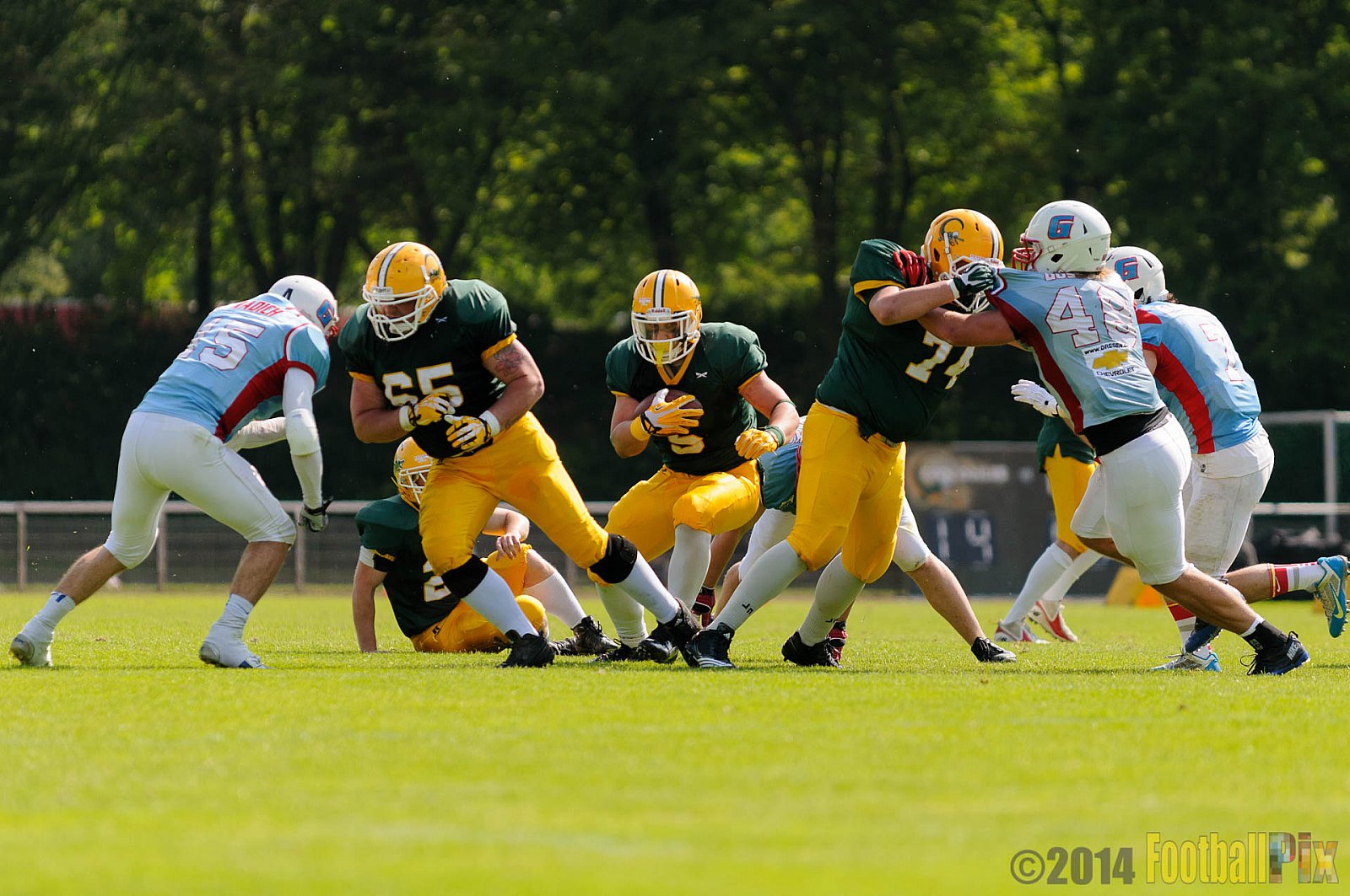 Cologne Crocodiles vs. Bonn Gamecocks - 18.05.2014 GFL2 Nord: Cologne Crocodiles vs. Bonn Gamecocks (21:14) 