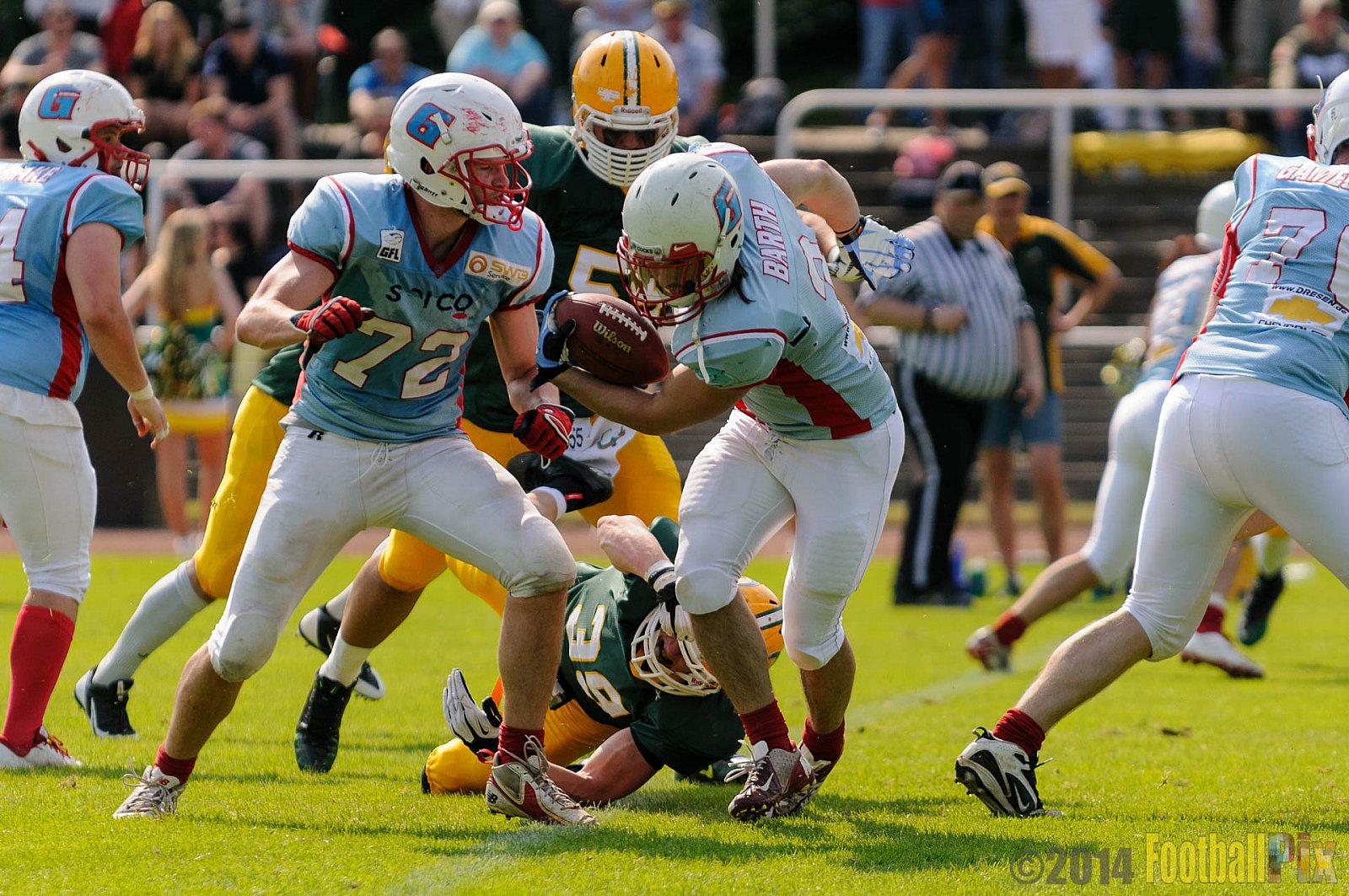 Cologne Crocodiles vs. Bonn Gamecocks - 18.05.2014 GFL2 Nord: Cologne Crocodiles vs. Bonn Gamecocks (21:14) 