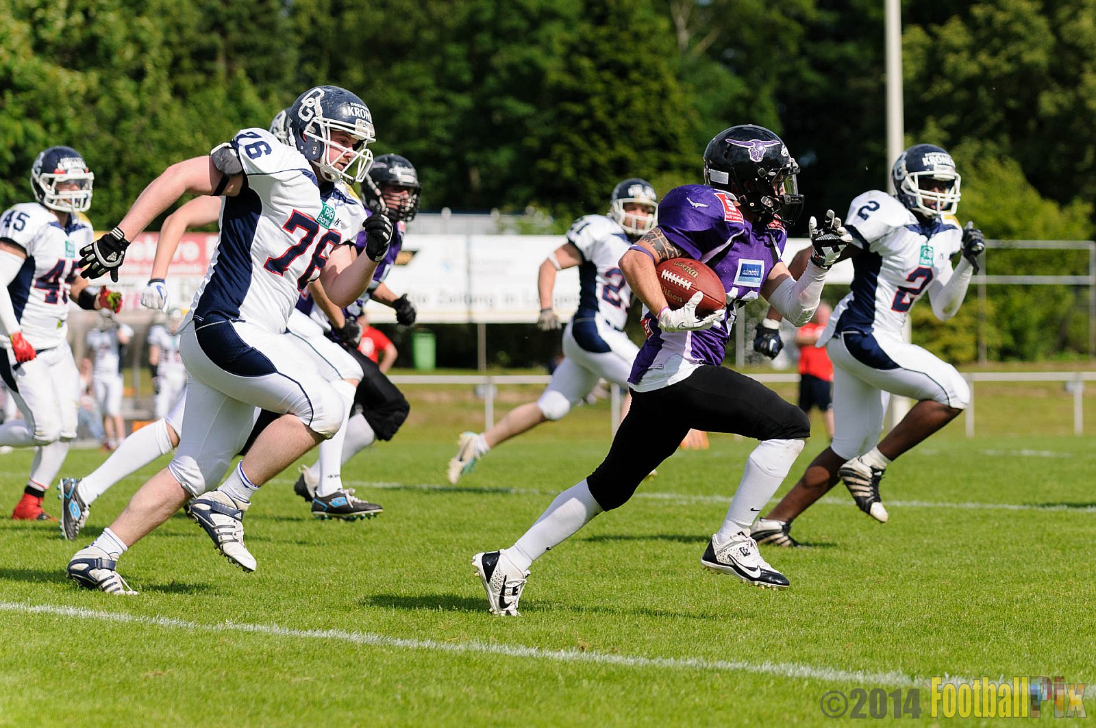 Langenfeld Longhorns vs. Dortmund Giants - 24.05.2014 Langenfeld Longhorns vs. Dortmund Giants (48:7) 