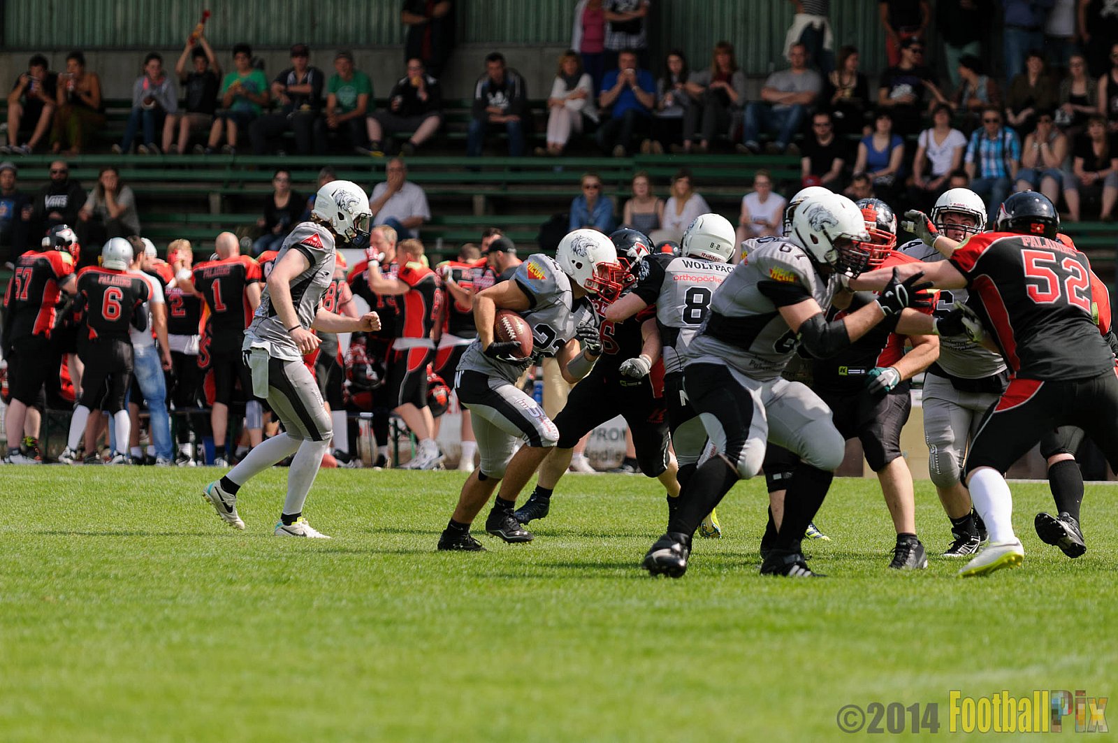 Solingen Paladins vs. Mönchengladbach Wolfpack - 25.05.2014 Solingen Paladins vs. Mönchengladbach Wolfpack (21:6)