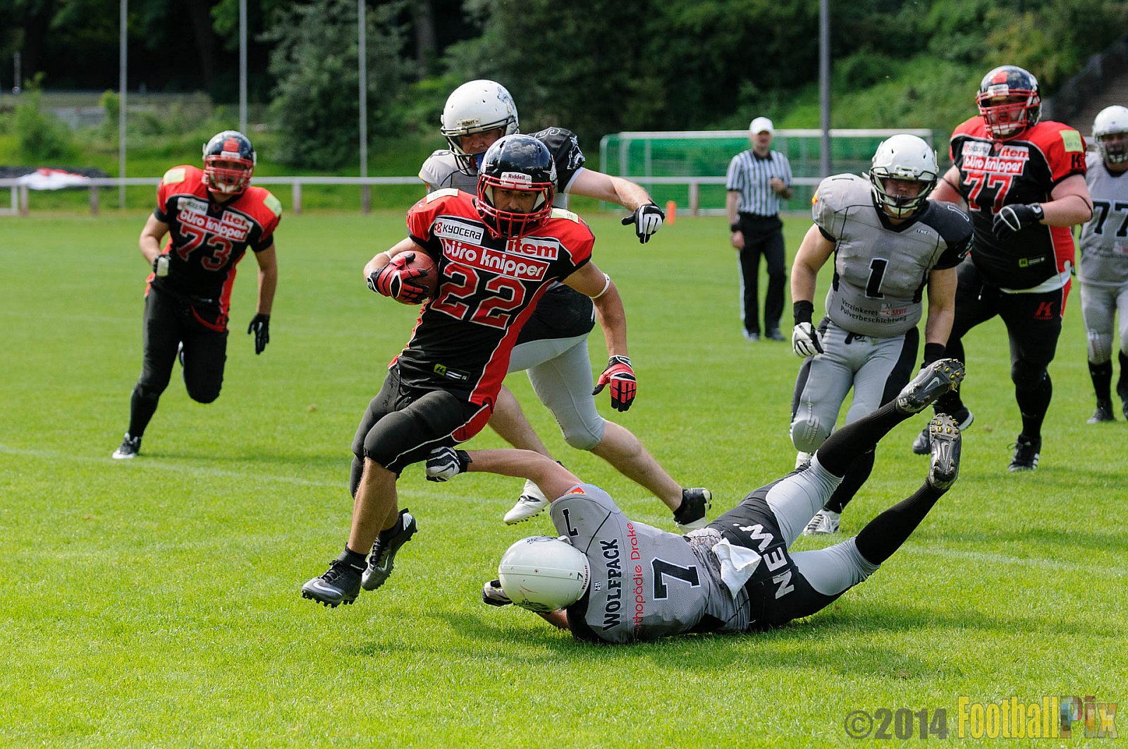Solingen Paladins vs. Mönchengladbach Wolfpack - 25.05.2014 Solingen Paladins vs. Mönchengladbach Wolfpack (21:6)