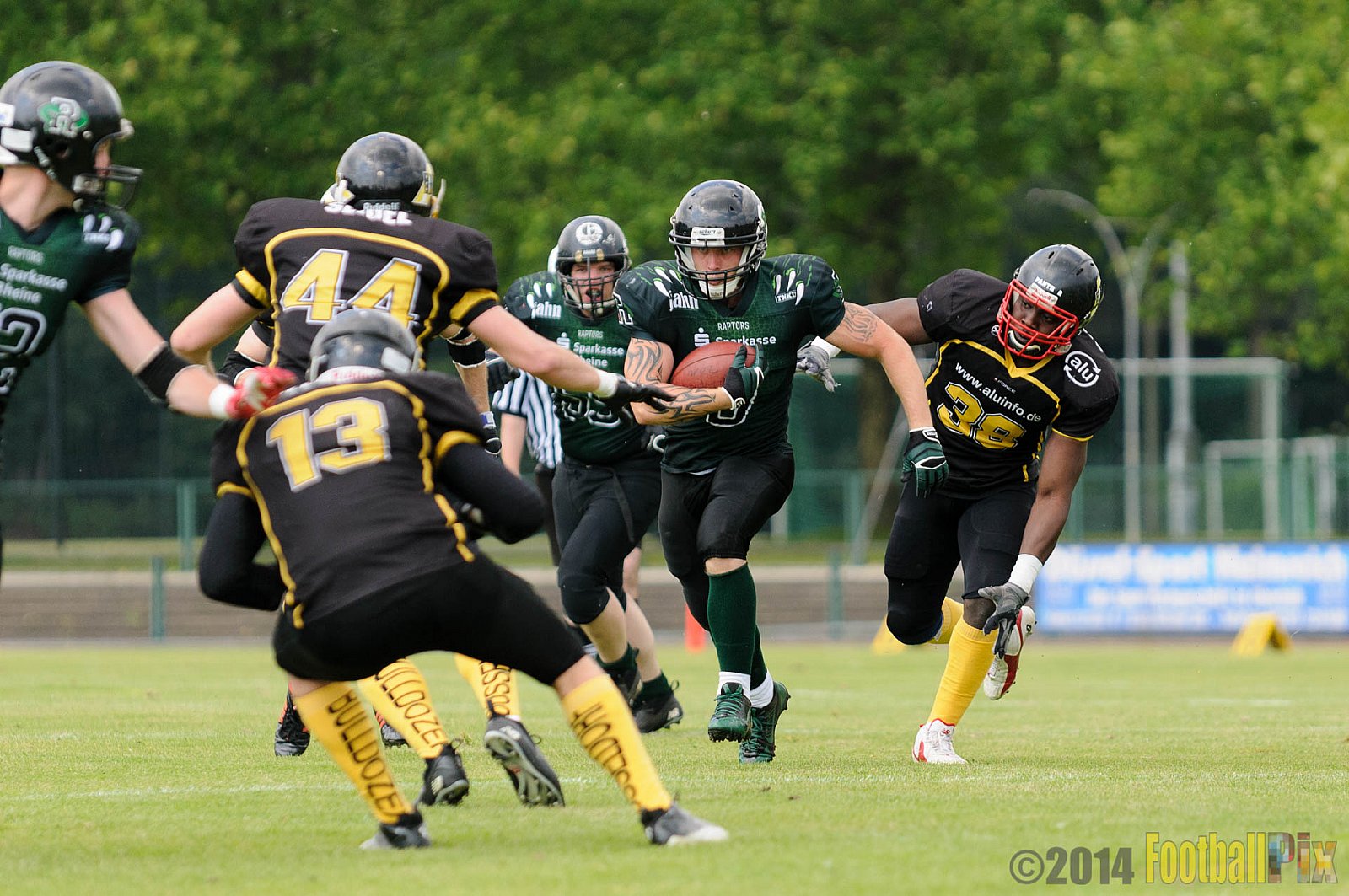 Düsseldorf Bulldozer vs. Rheine Raptors - 31.05.2014 Düsseldorf Bulldozer vs. Rheine Raptors (6:33)