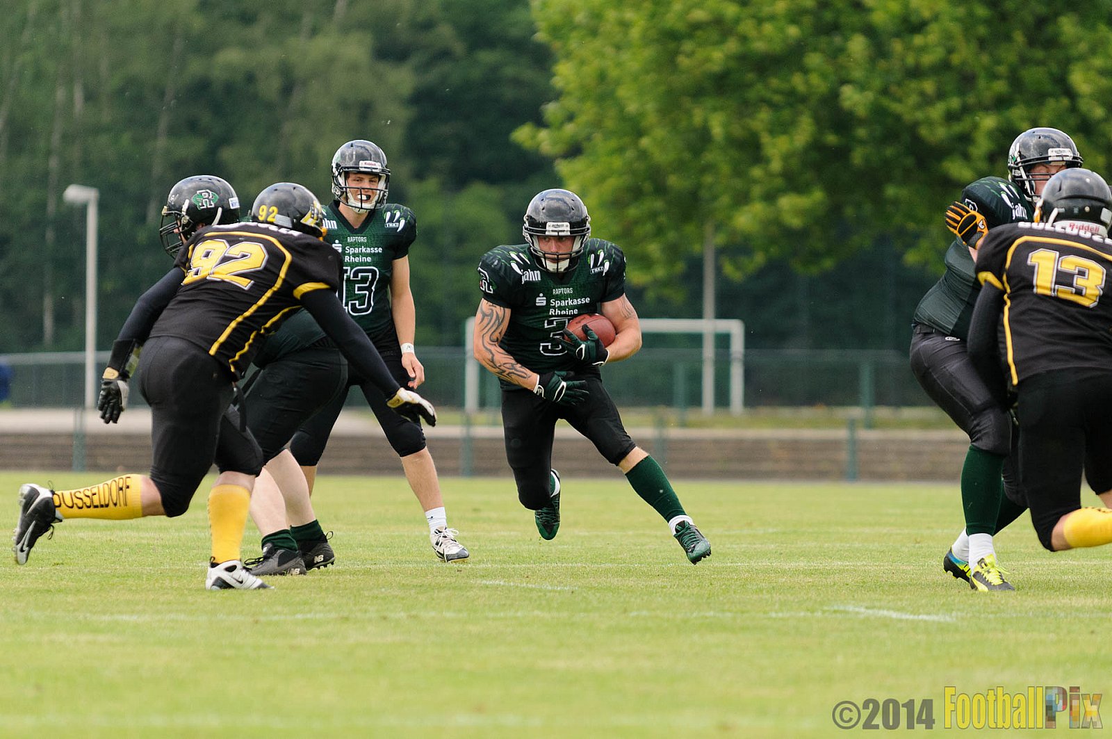 Düsseldorf Bulldozer vs. Rheine Raptors - 31.05.2014 Düsseldorf Bulldozer vs. Rheine Raptors (6:33)