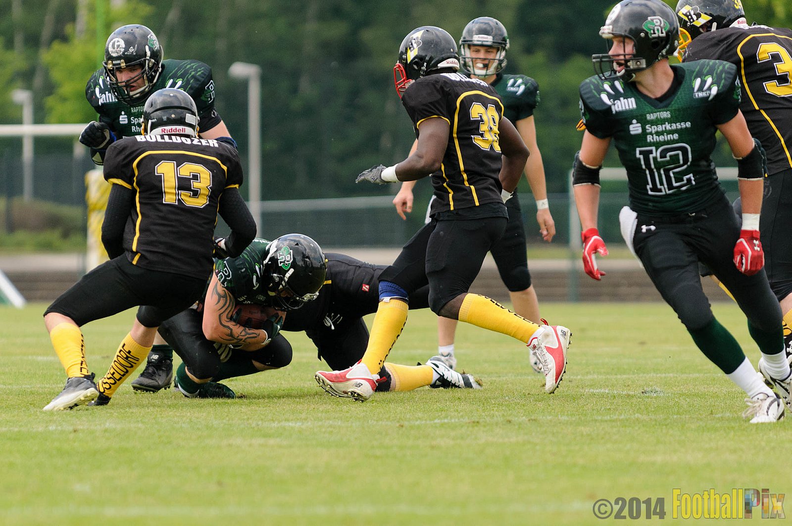 Düsseldorf Bulldozer vs. Rheine Raptors - 31.05.2014 Düsseldorf Bulldozer vs. Rheine Raptors (6:33)