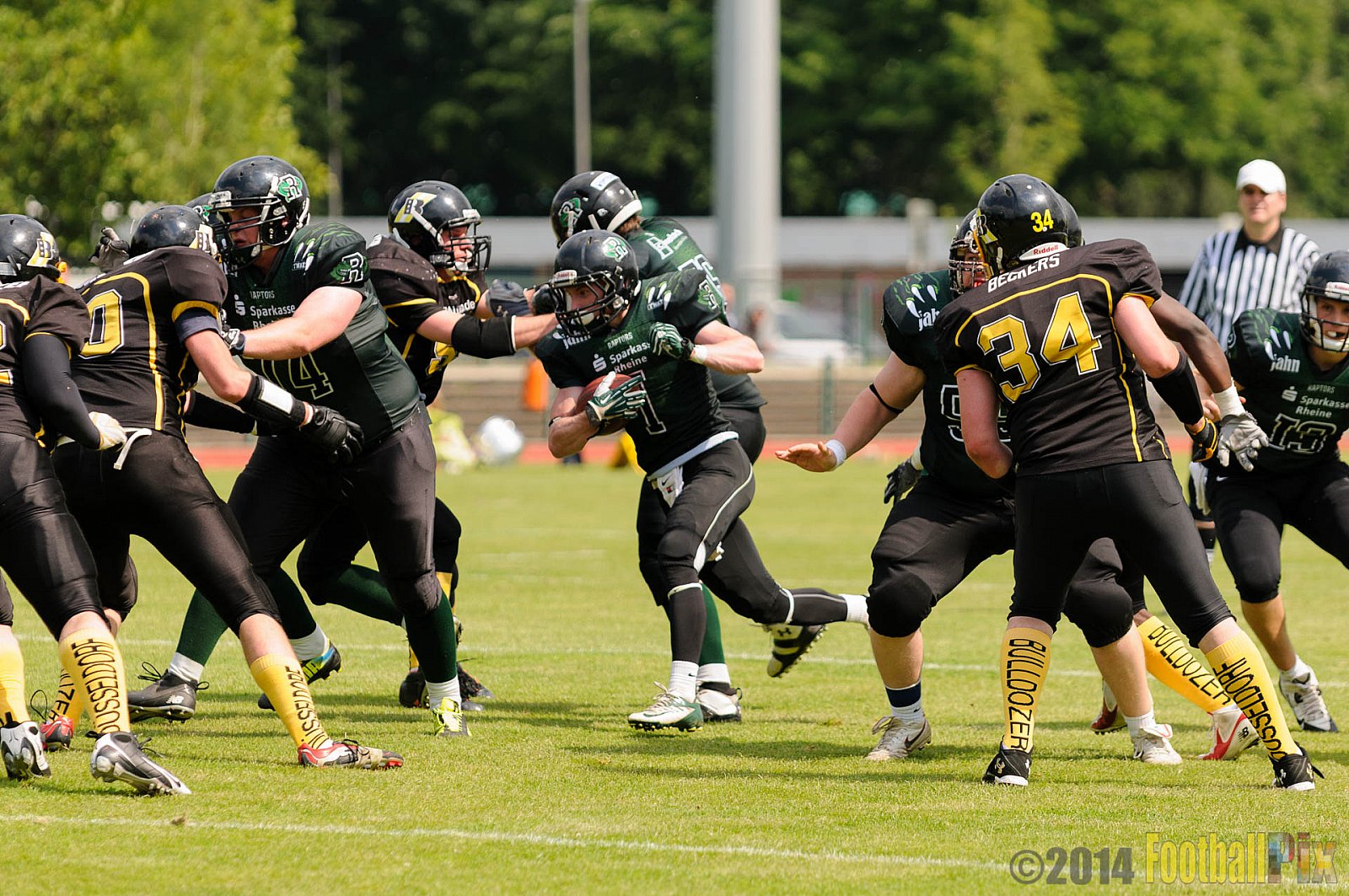 Düsseldorf Bulldozer vs. Rheine Raptors - 31.05.2014 Düsseldorf Bulldozer vs. Rheine Raptors (6:33)