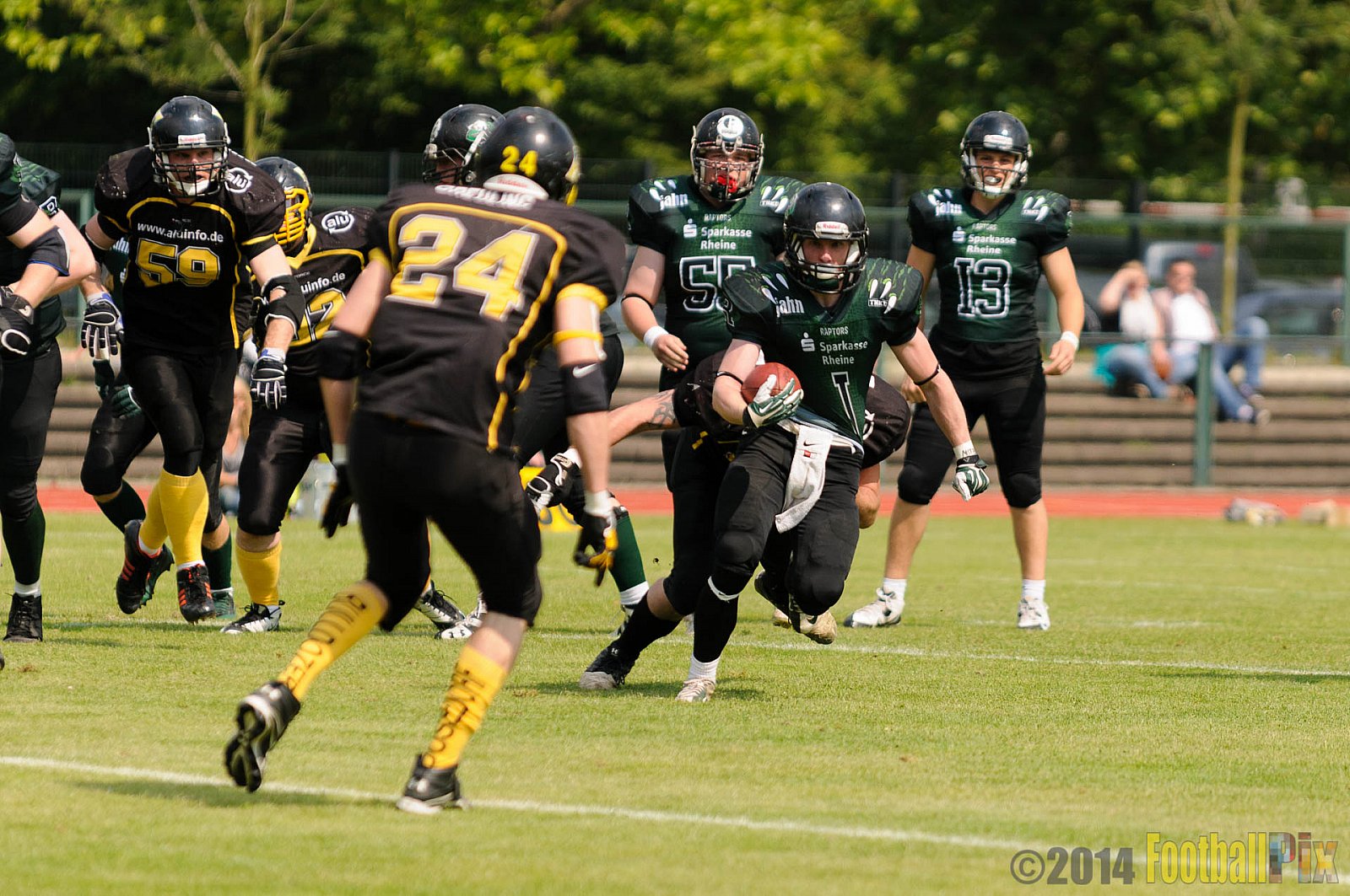 Düsseldorf Bulldozer vs. Rheine Raptors - 31.05.2014 Düsseldorf Bulldozer vs. Rheine Raptors (6:33)