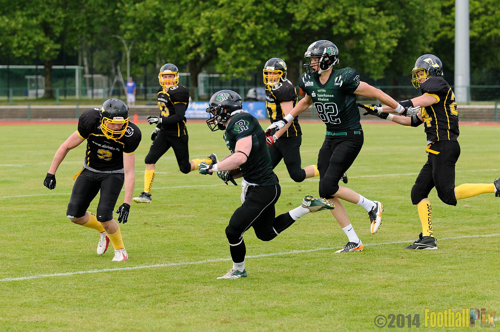 Düsseldorf Bulldozer vs. Rheine Raptors - 31.05.2014 Düsseldorf Bulldozer vs. Rheine Raptors (6:33)