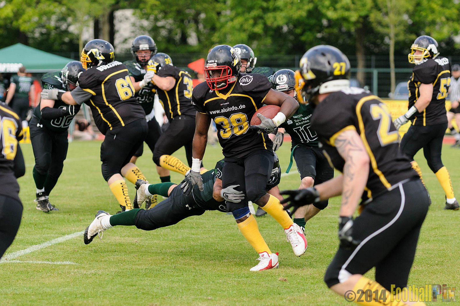 Düsseldorf Bulldozer vs. Rheine Raptors - 31.05.2014 Düsseldorf Bulldozer vs. Rheine Raptors (6:33)