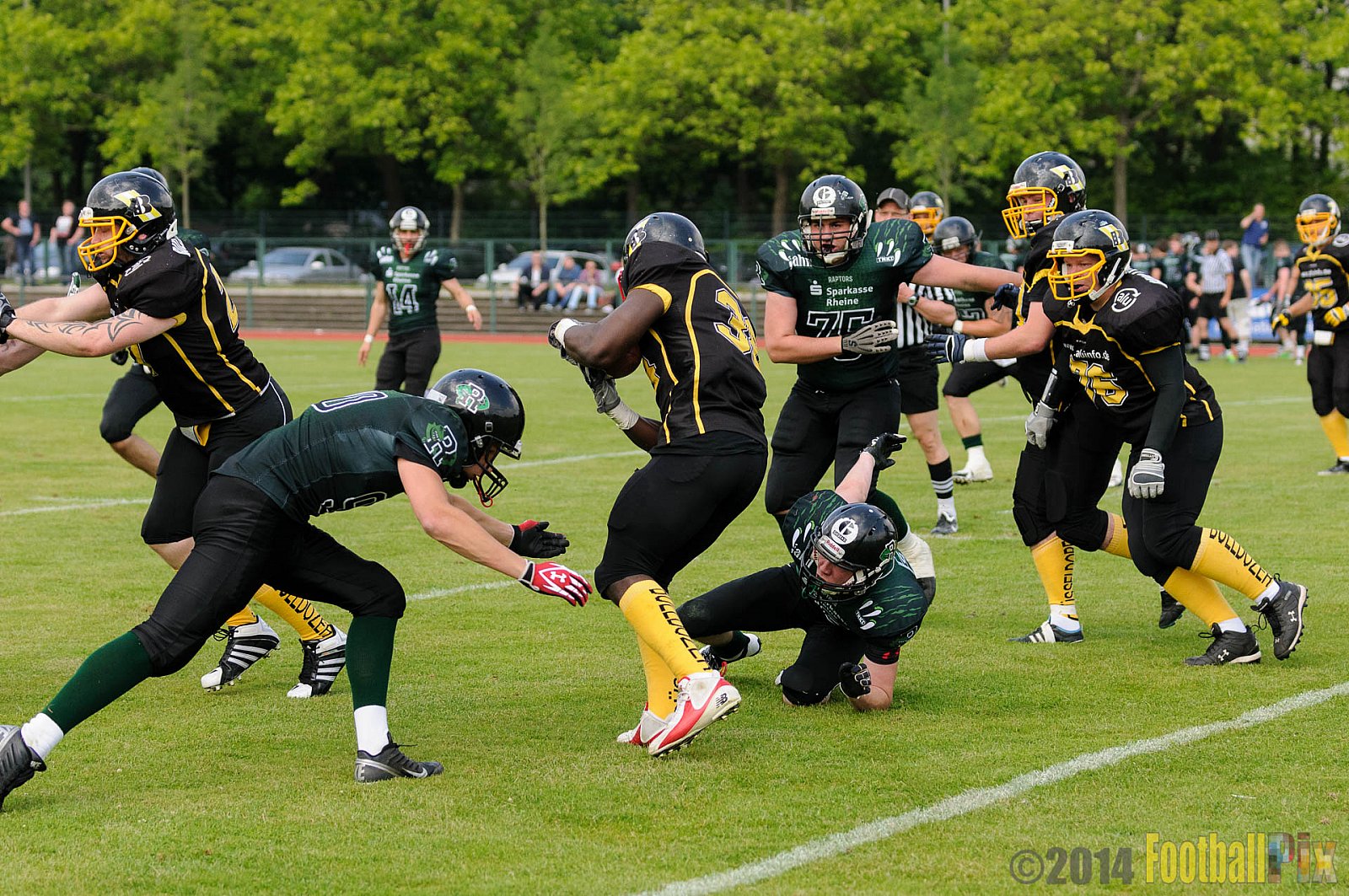Düsseldorf Bulldozer vs. Rheine Raptors - 31.05.2014 Düsseldorf Bulldozer vs. Rheine Raptors (6:33)
