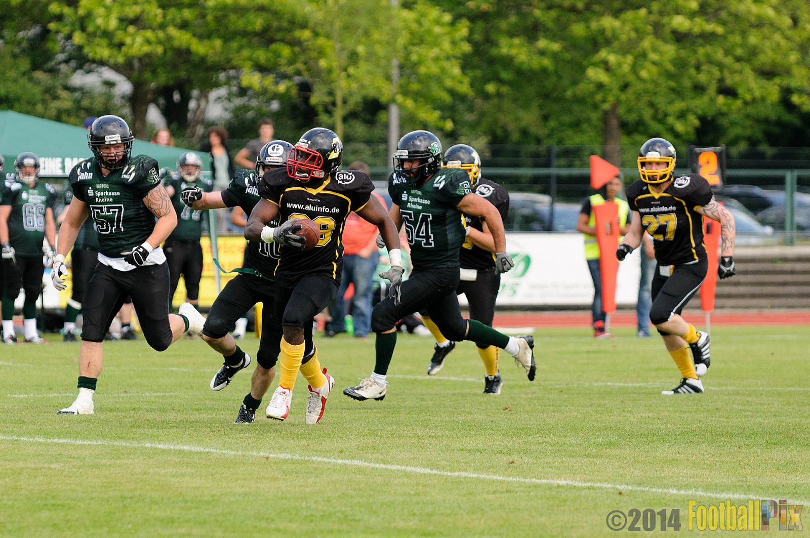 Düsseldorf Bulldozer vs. Rheine Raptors - 31.05.2014 Düsseldorf Bulldozer vs. Rheine Raptors (6:33)