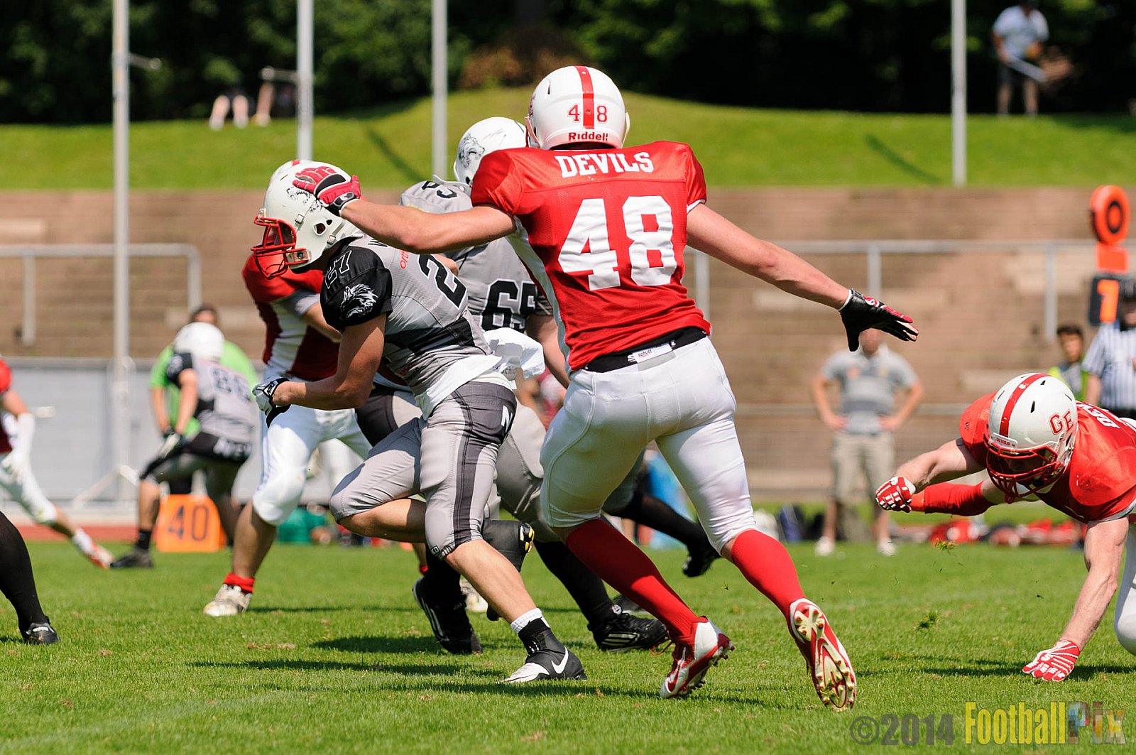 Mönchengladbach Wolfpack vs. Gelsenkirchen Devils  - 08.06.2014 Mönchengladbach Wolfpack vs. Gelsenkirchen Devils (14:28) 