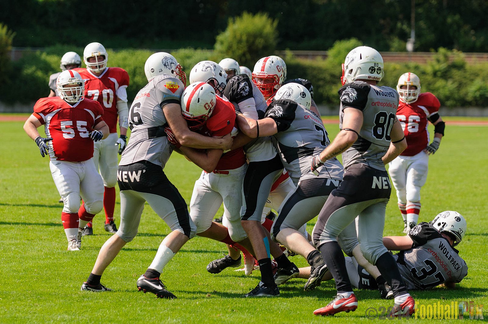 Mönchengladbach Wolfpack vs. Gelsenkirchen Devils  - 08.06.2014 Mönchengladbach Wolfpack vs. Gelsenkirchen Devils (14:28) 