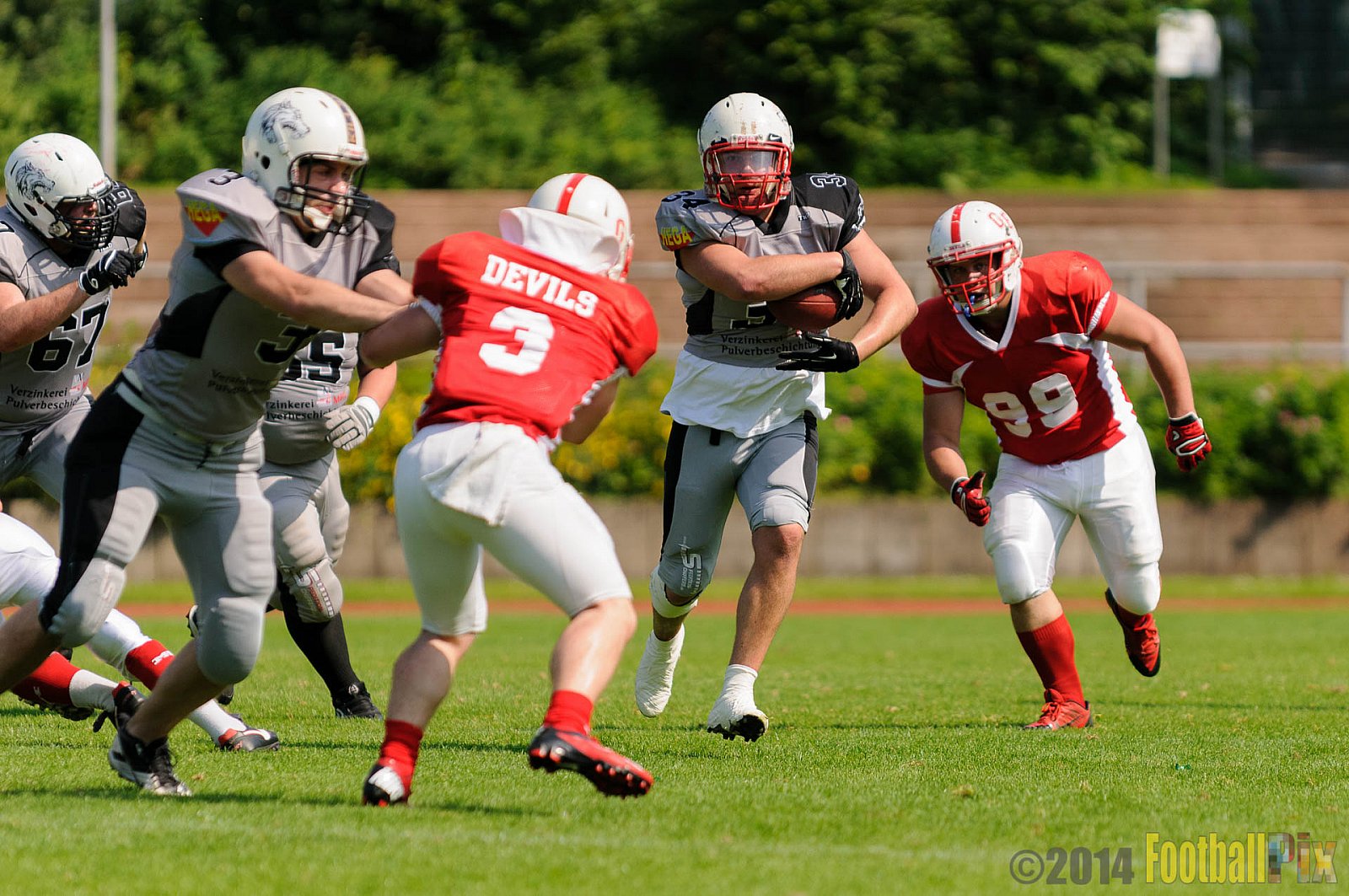 Mönchengladbach Wolfpack vs. Gelsenkirchen Devils  - 08.06.2014 Mönchengladbach Wolfpack vs. Gelsenkirchen Devils (14:28) 